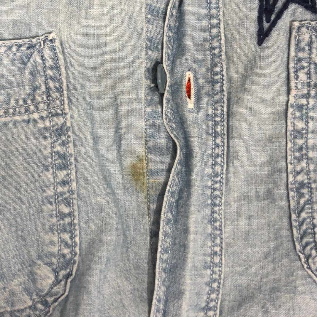 KAPITAL/LS Shirt/M/Cotton/BLU/ view 5