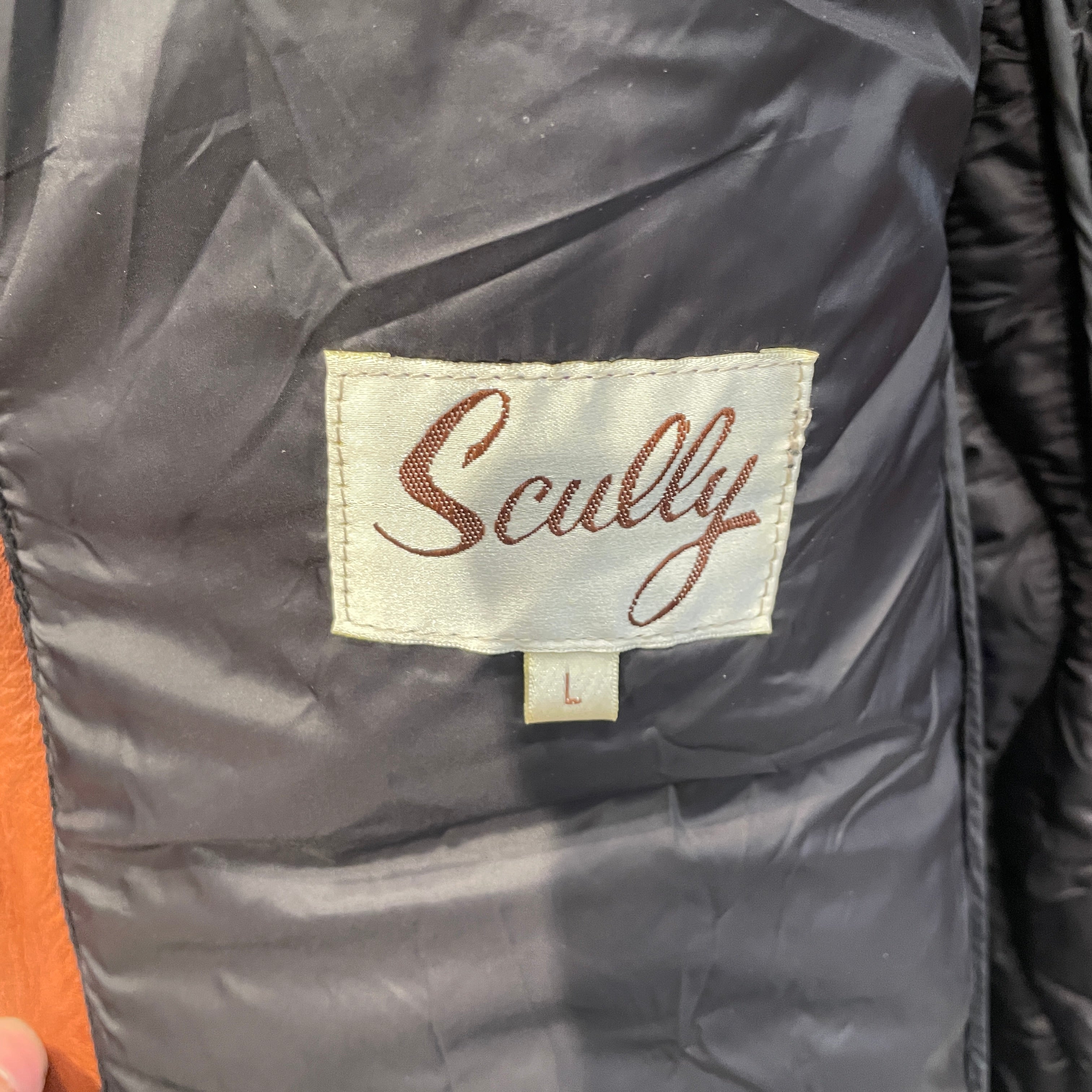 Scully/Puffer Jkt/L/Leather/CML/LEATHER PUFFER view 3