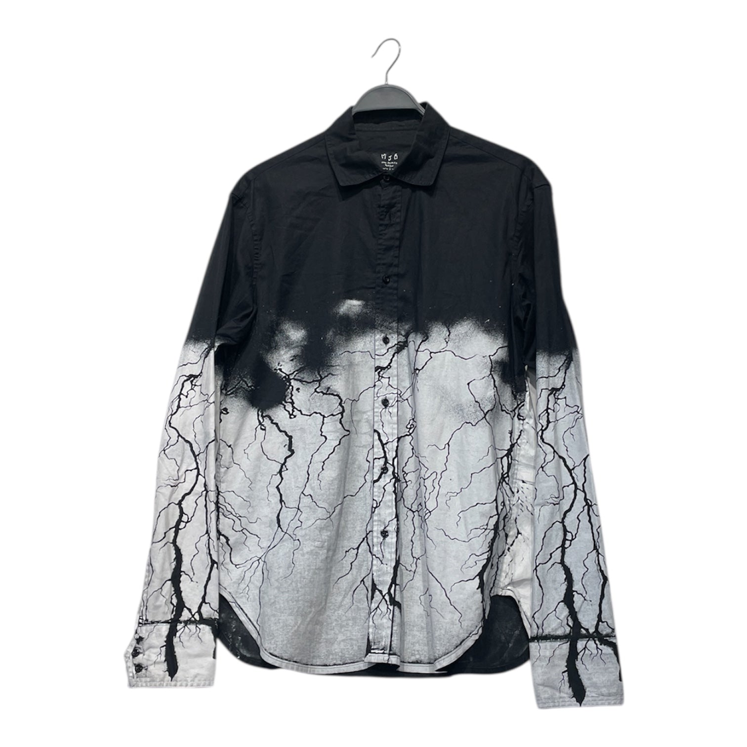 MJB(Marc Jacques Burton)/LS Shirt/L/Cotton/BLK/Graphic/THUNDER view 1