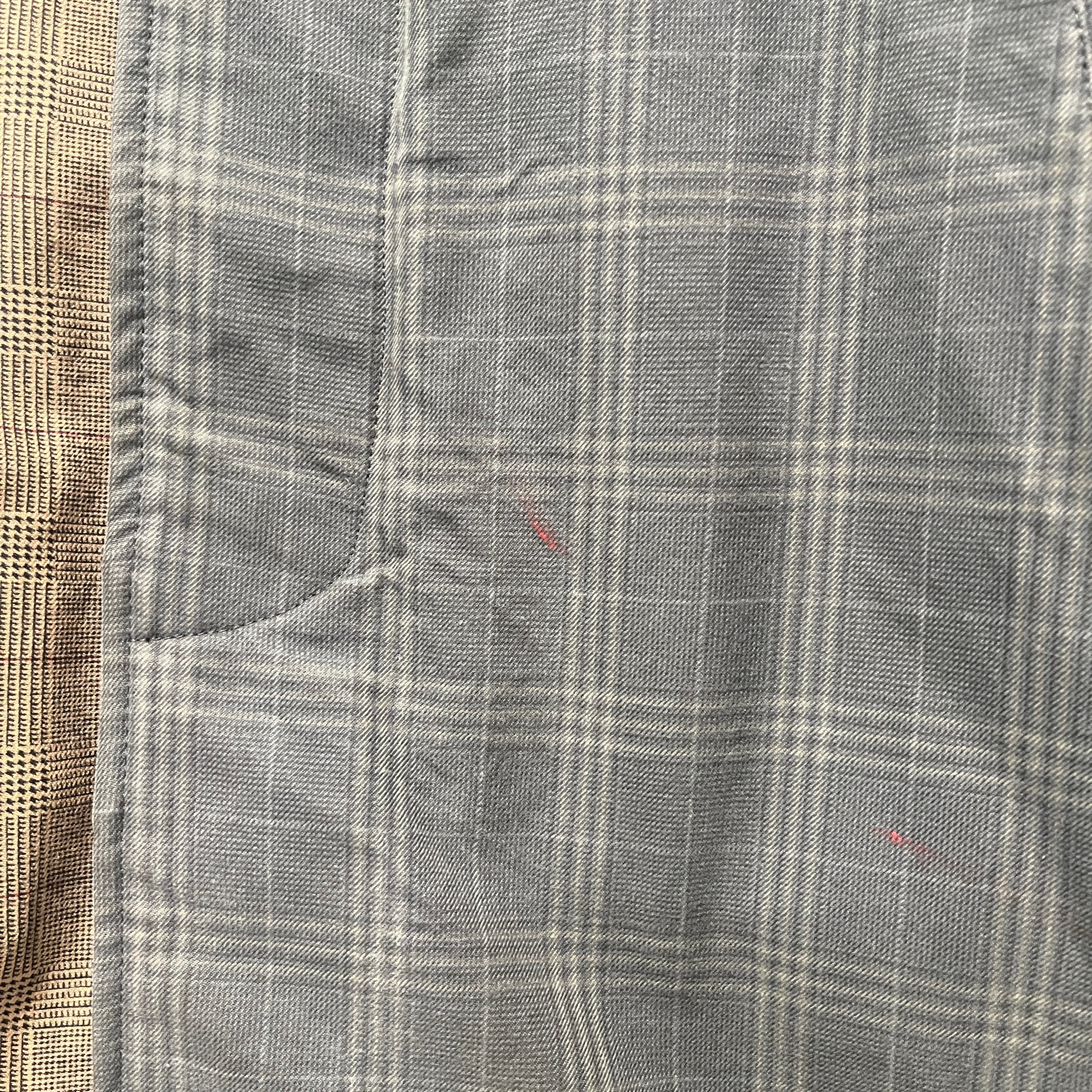 Maison Margiela/H&M/Trench Coat/S/Cotton/BRW/Single Breasted/Plaid/FUSION TRENCH COAT view 8