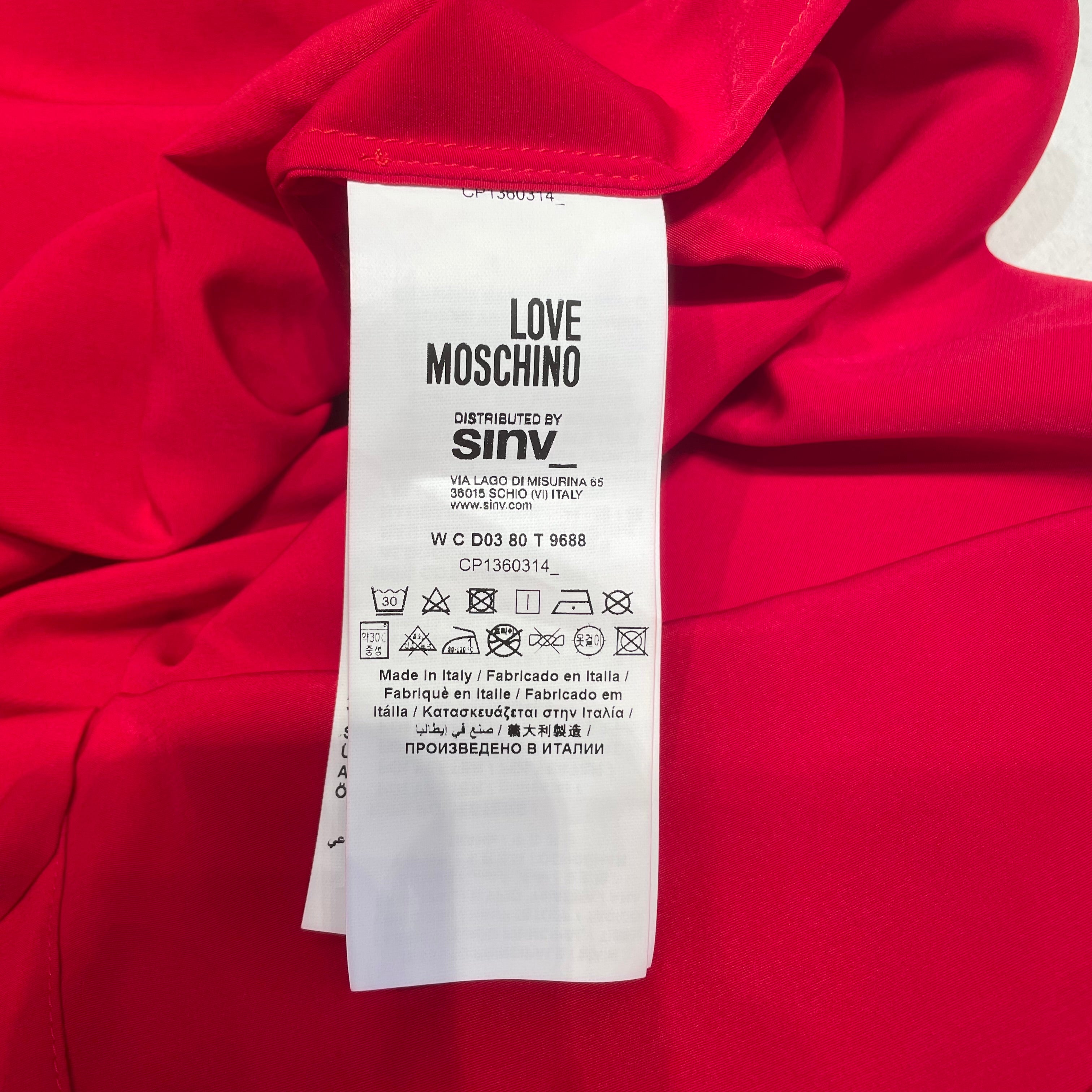 MOSCHINO/Dress/4/Cotton/RED/ view 4