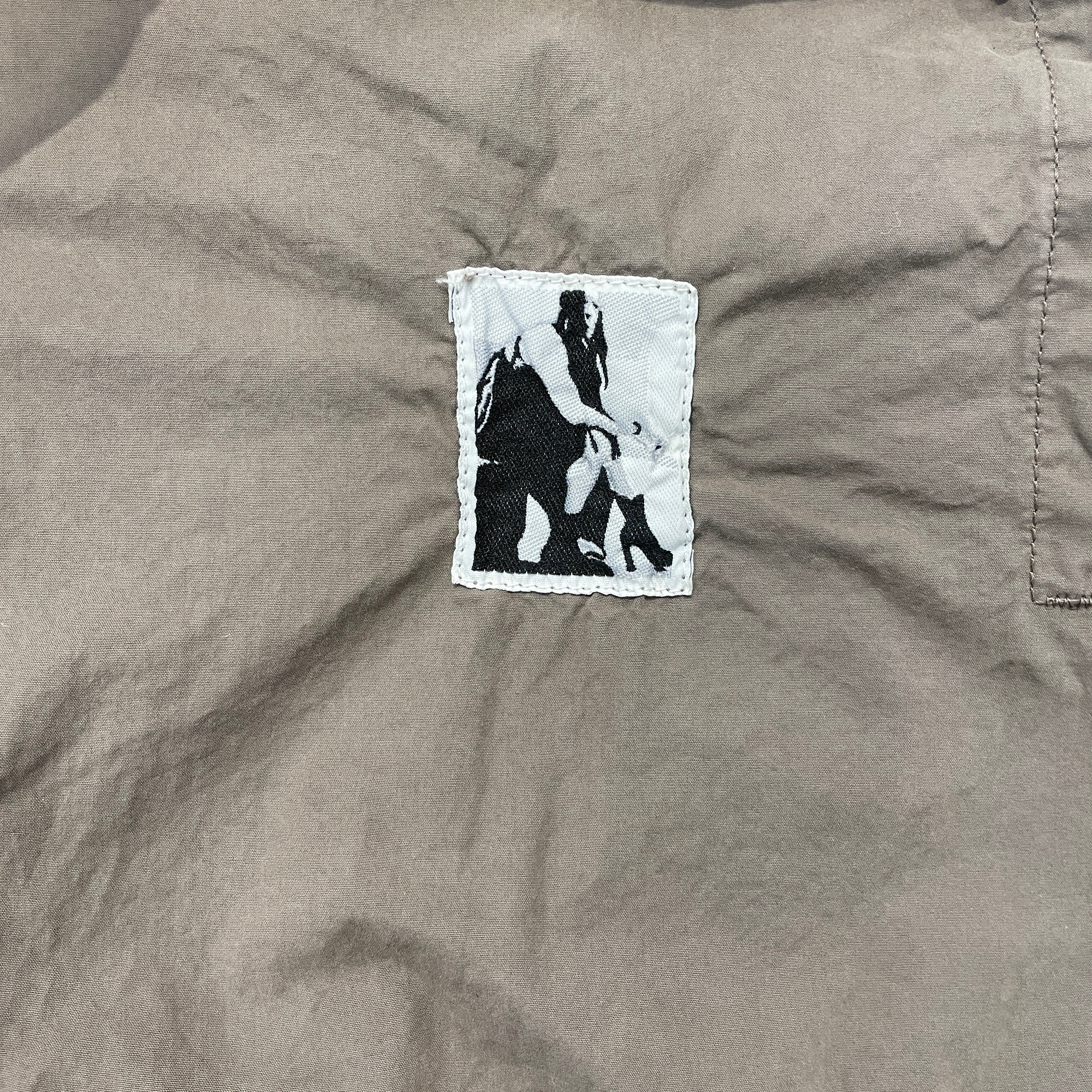 RICK OWENS DRKSHDW/Jacket/L/Cotton/GRY/Full Zip Ripstop Longsleeve view 5