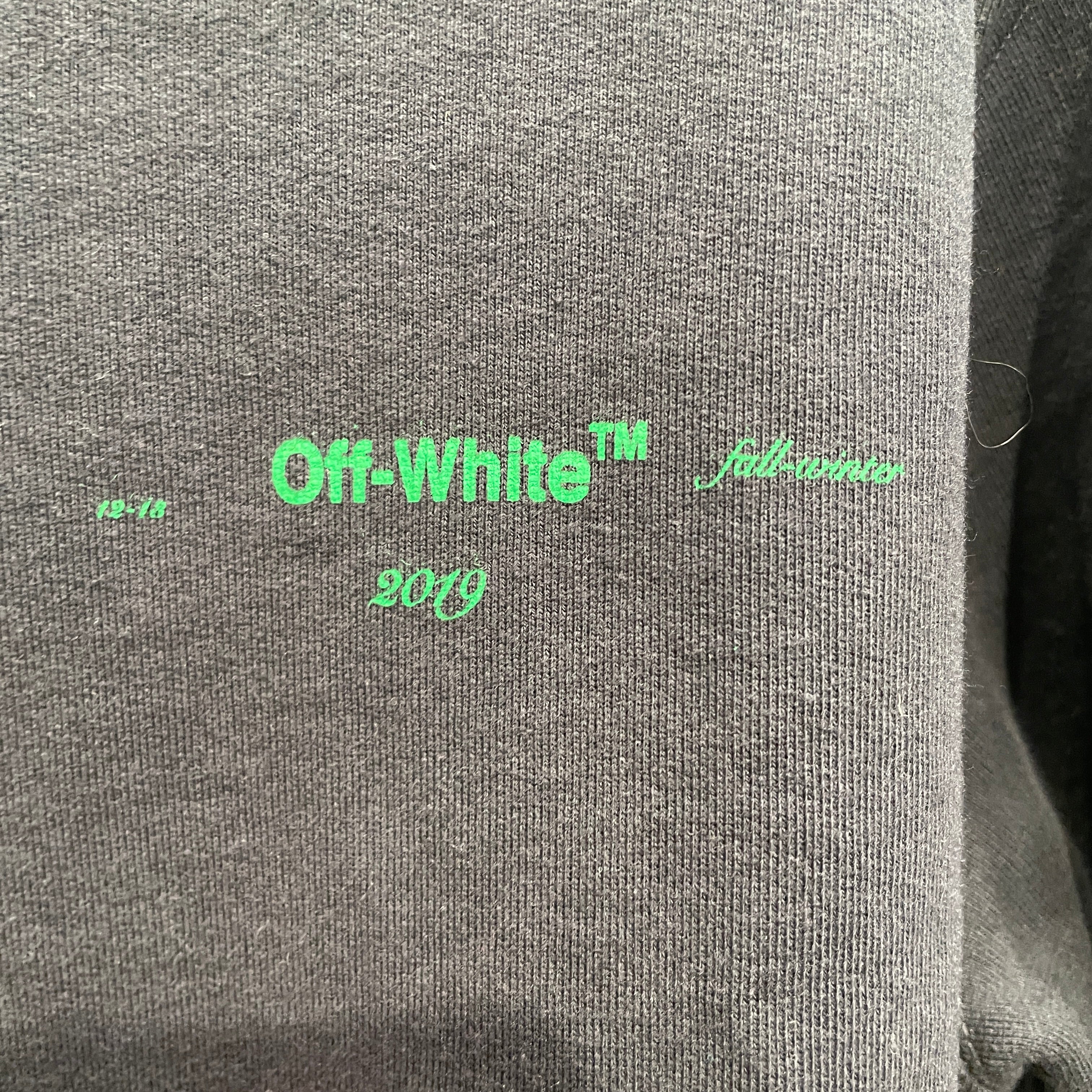OFF-WHITE/Sweatshirt/S/Cotton/GRY/FW19 DOTS LOGO view 5