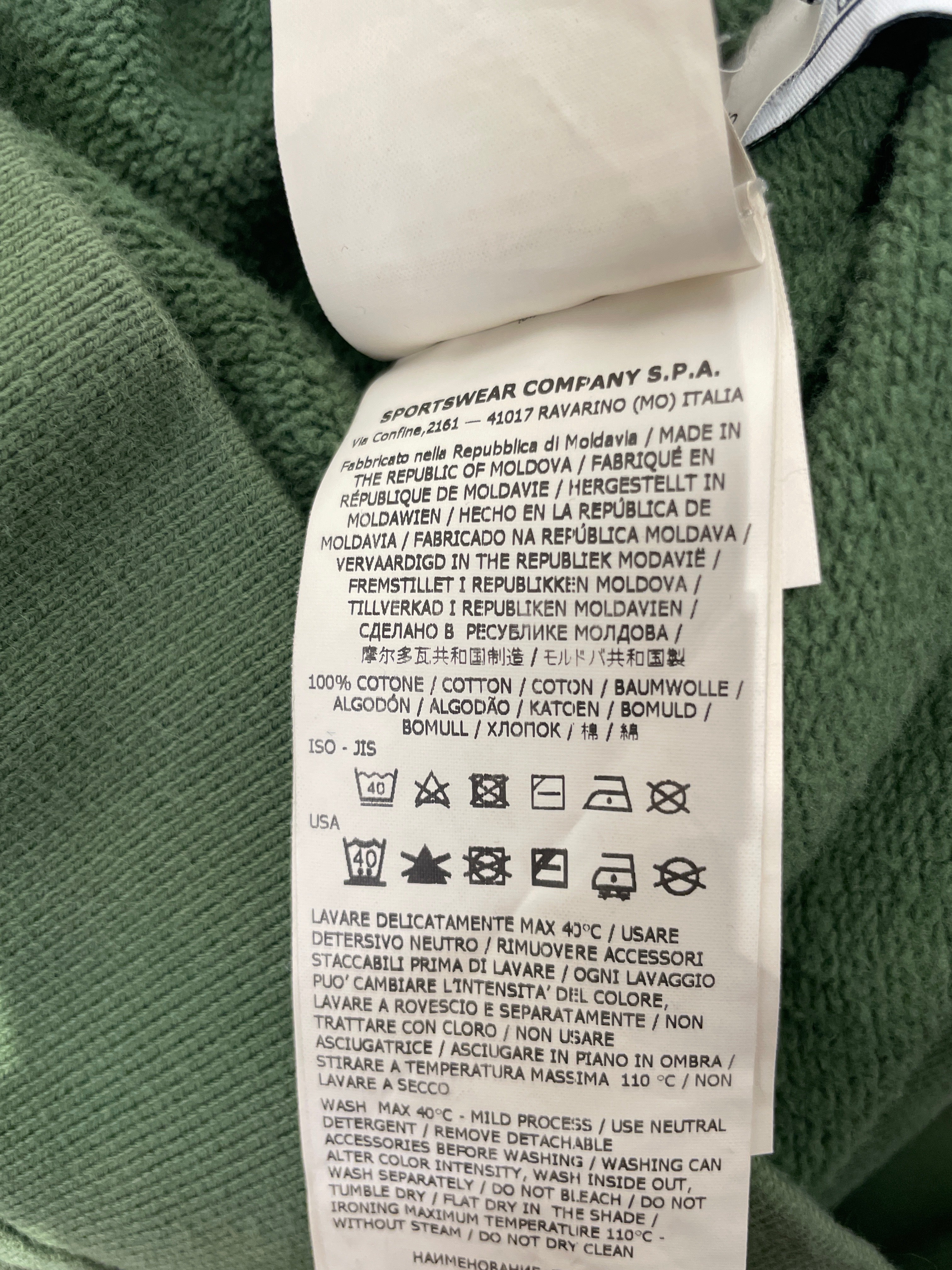 STONE ISLAND/Sweatshirt/L/GRN/ view 3