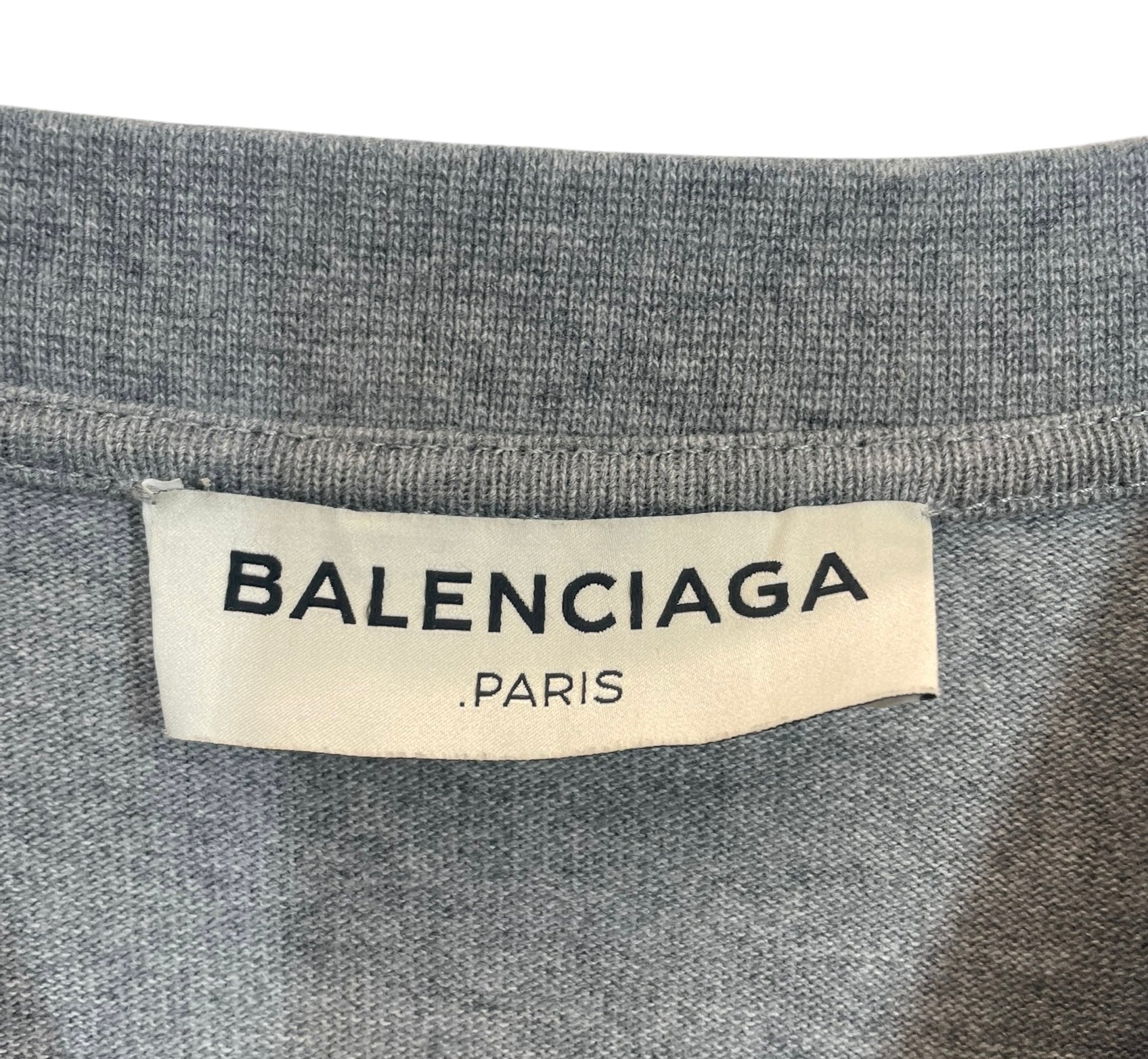 BALENCIAGA/Cardigan/S/Cotton/GRY/DOUBLE SLEEVED view 3