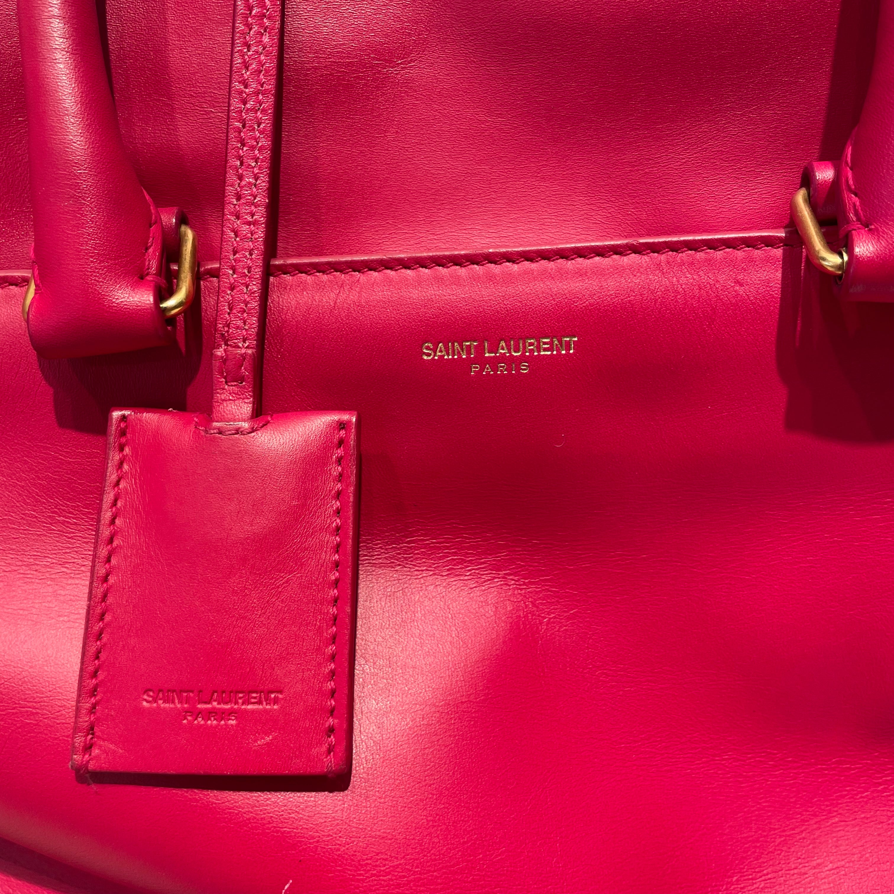 SAINT LAURENT/Bag/Leather/RED/Classic Duffle- Calfskin view 8