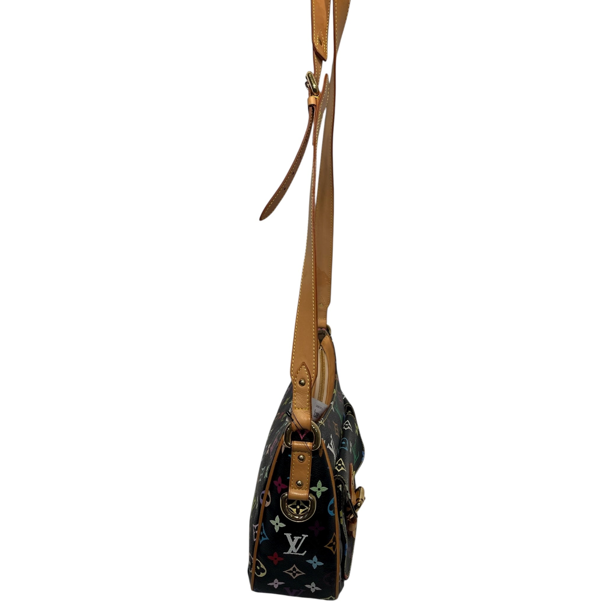 LOUIS VUITTON/Bag/Monogram/Leather/MLT/Multicolor Monogram Lodge Bag view 3