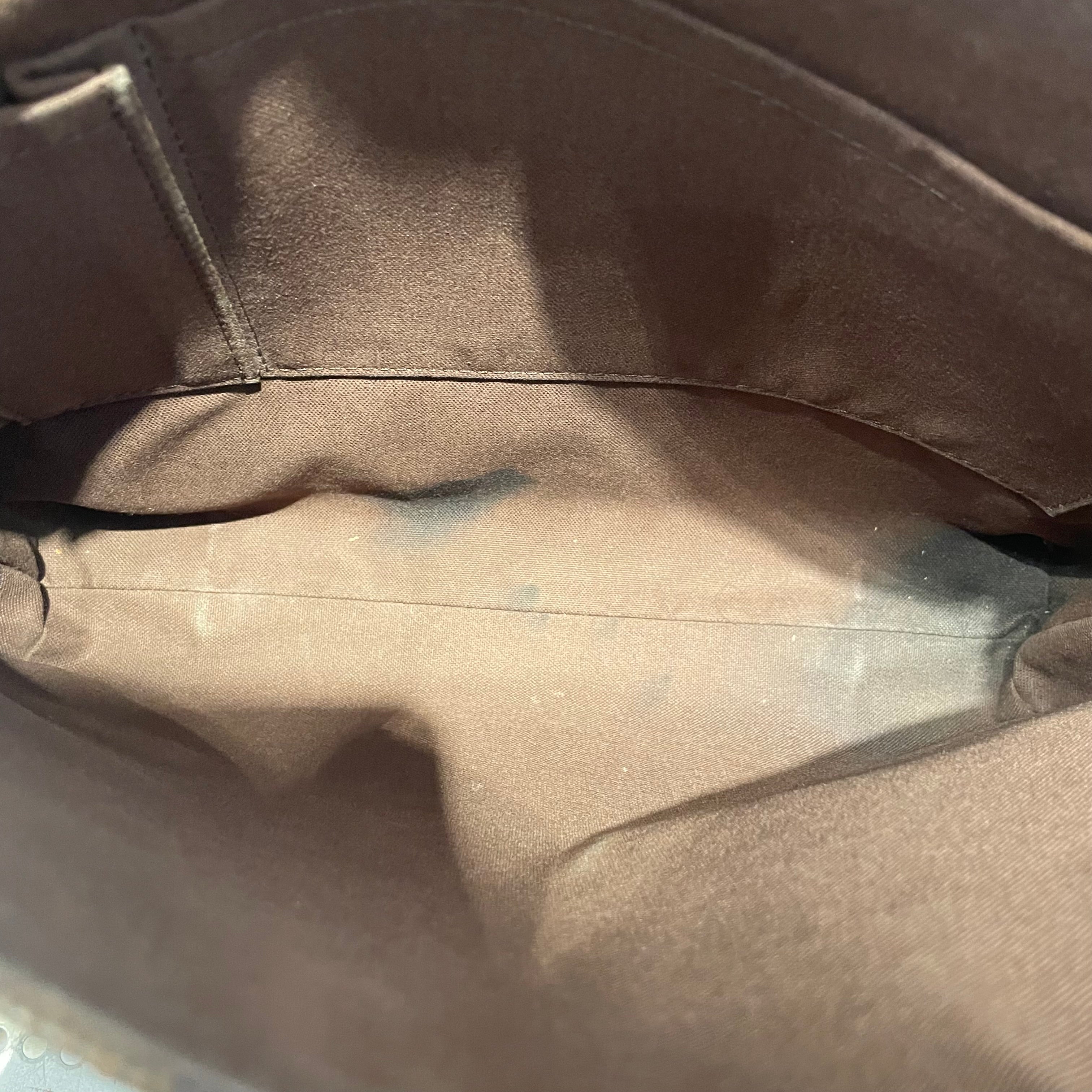 LOUIS VUITTON/Cross Body Bag/Leather/BRW/LV Damier Ebene Messenger Bag view 4