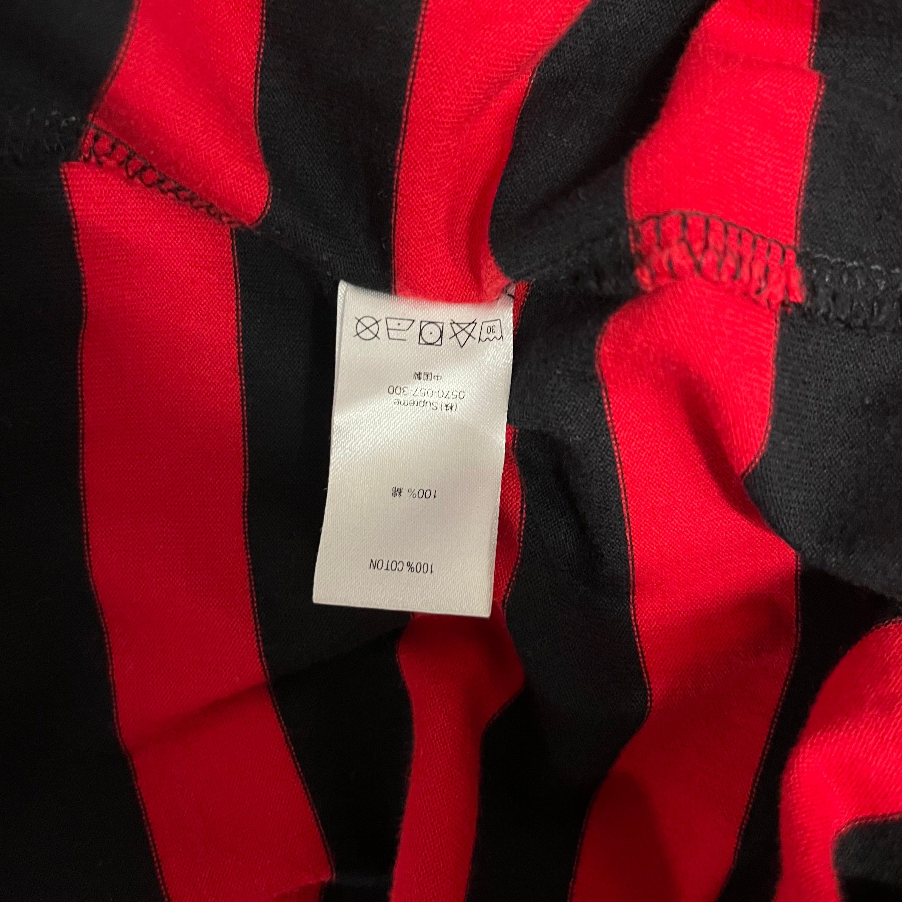 Supreme/LS T-Shirt/XL/Cotton/RED/Stripe/flags stripe view 5