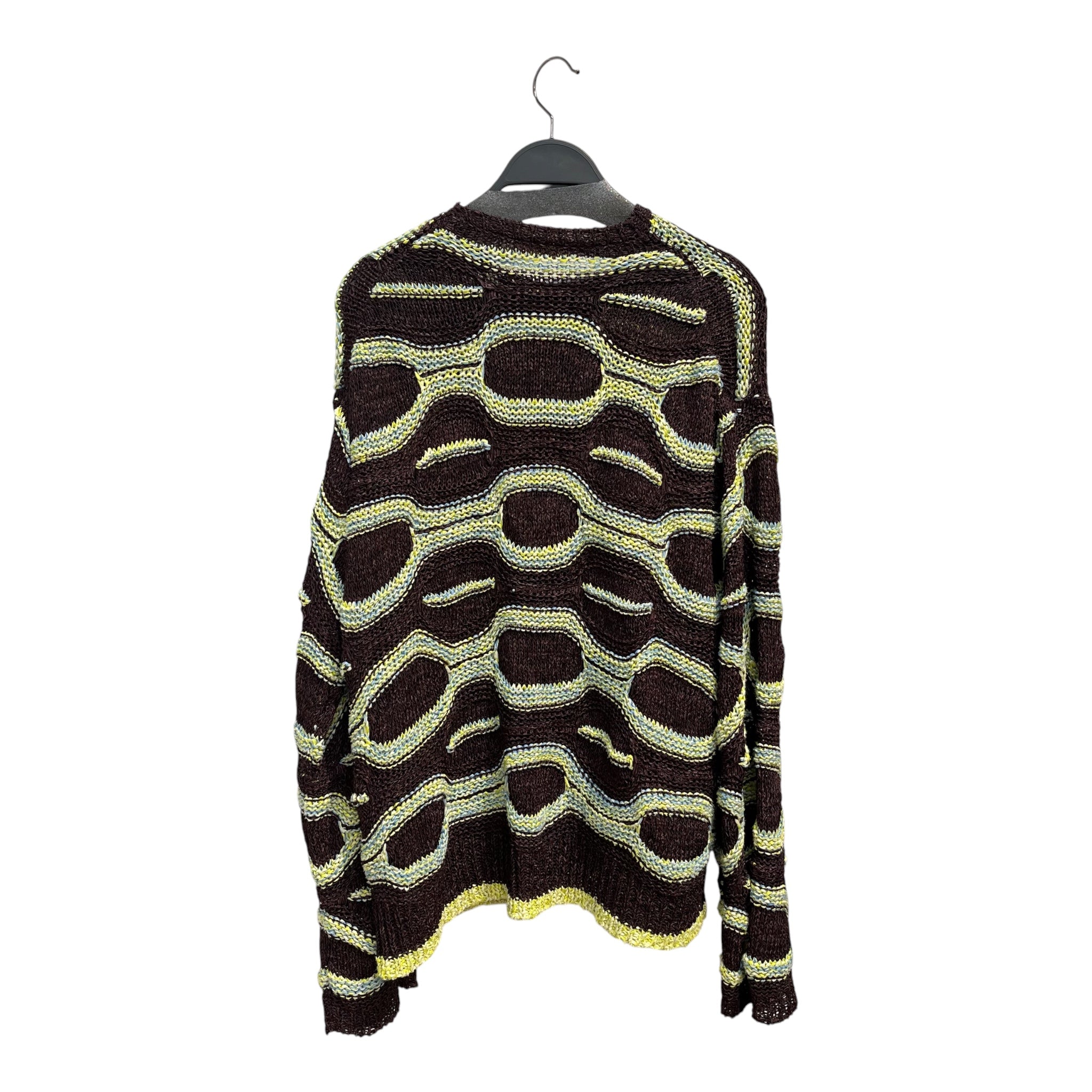 Ulla Johnson/Sweater/S/Stripe/BRW/Oversize/GREEN GEOMETRIC PATTERN view 2