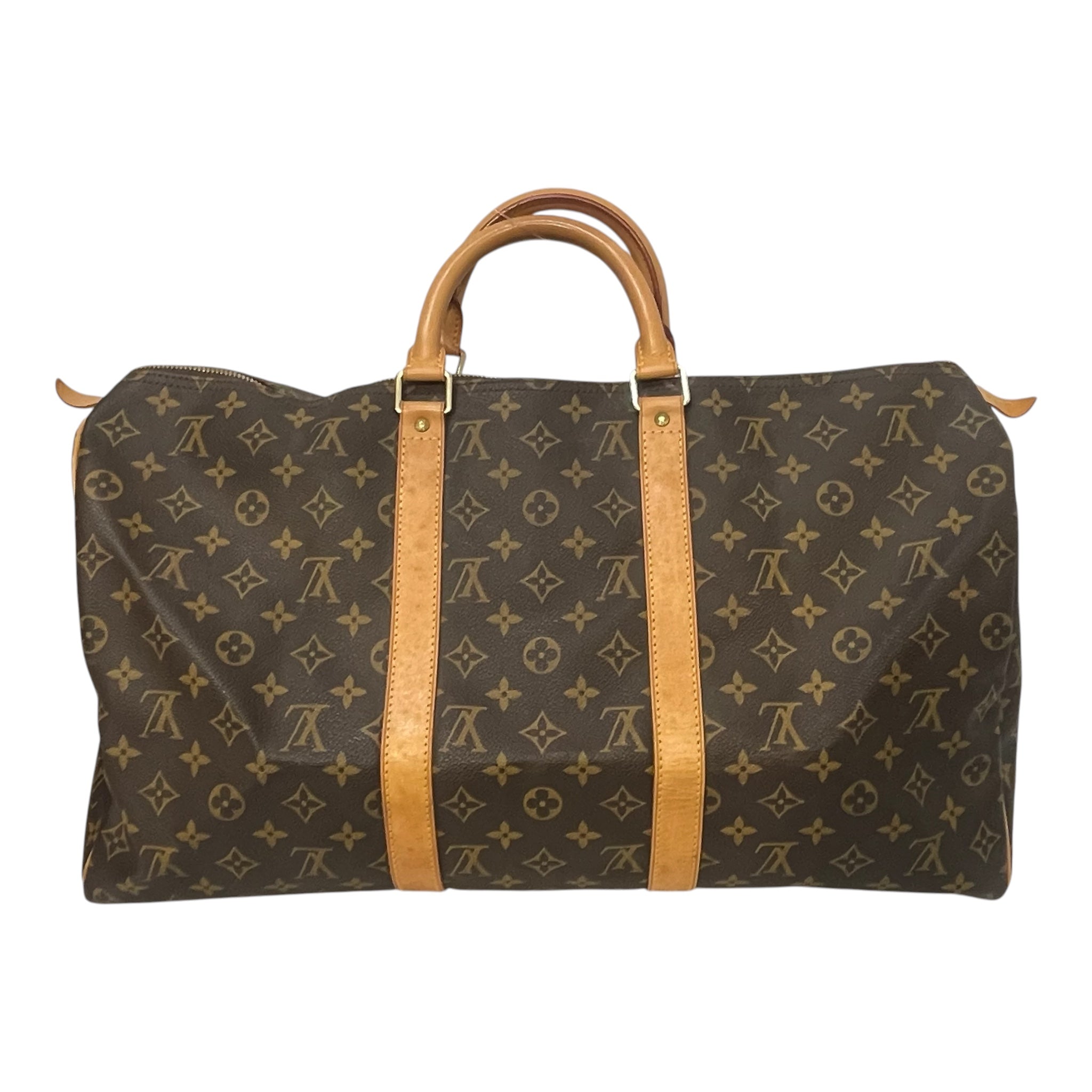 LOUIS VUITTON/Luggage/Monogram/Leather/BRW/KEEPALL 50 view 1
