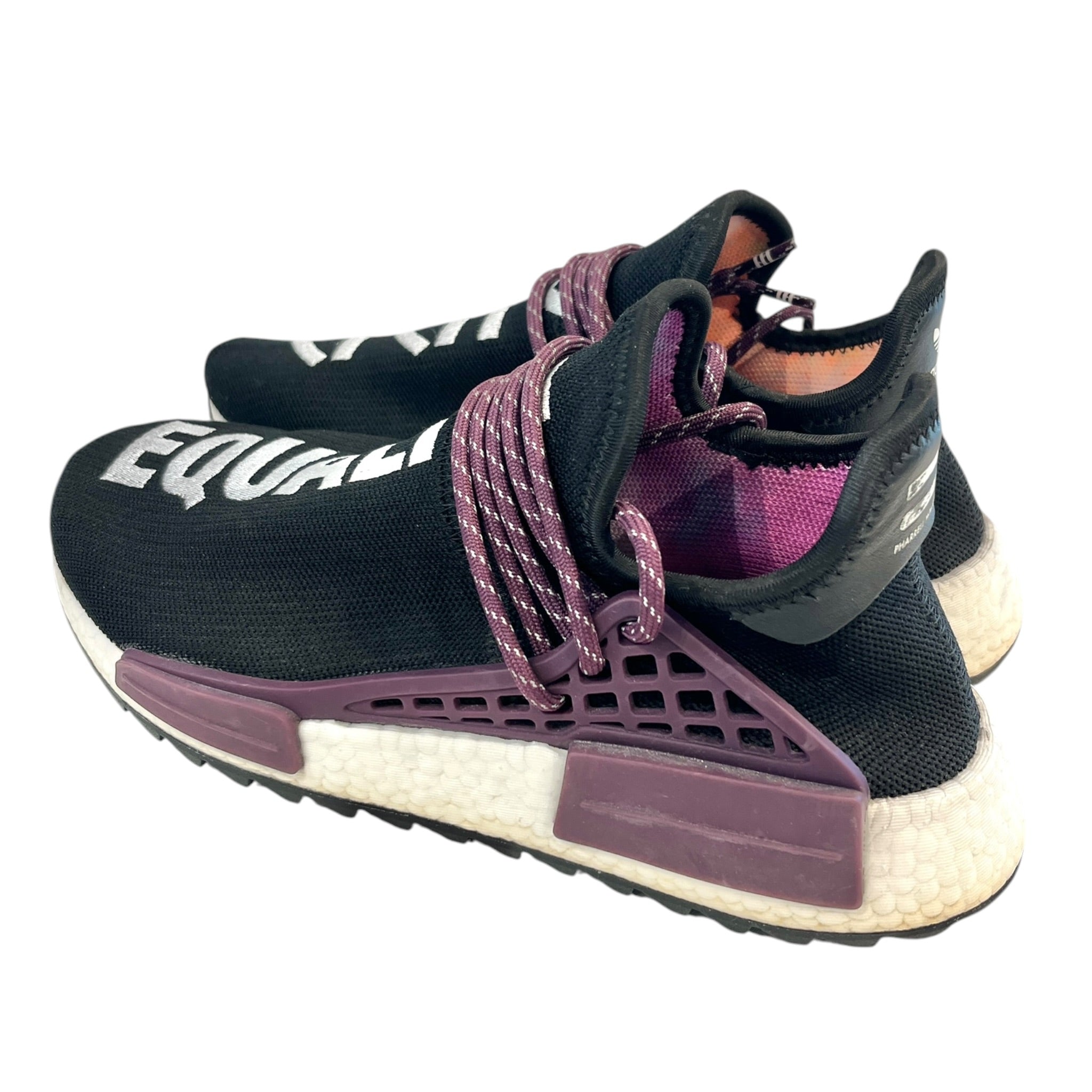 adidas/Low-Sneakers/US 8/Cotton/BLK/U-Tip/nmd pharrell view 2