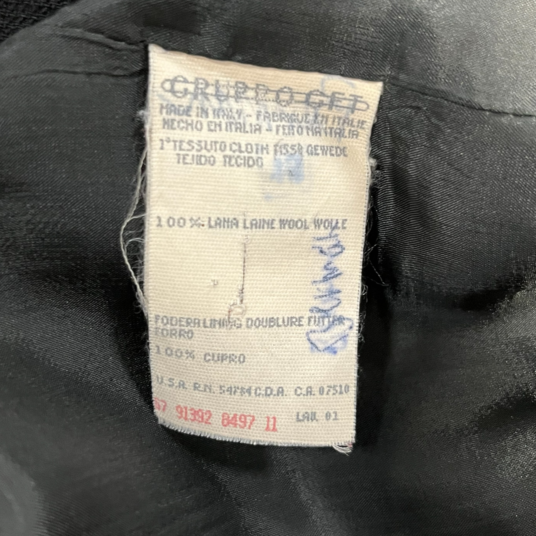 GIORGIO ARMANI/Jacket/10/Wool/BLK/blk wool suit jacket view 4