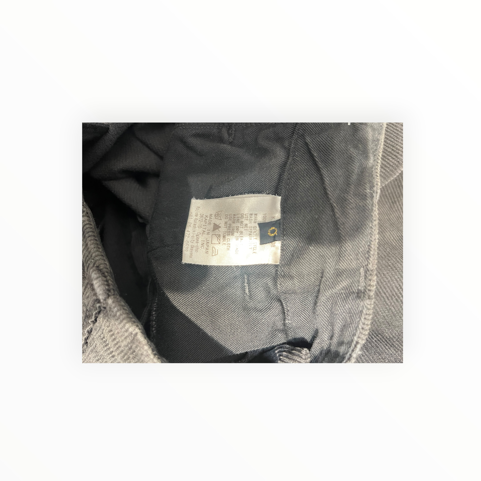 KAPITAL/Bottoms/XS/Corduroy/BLK/CORDUROY PANT view 4