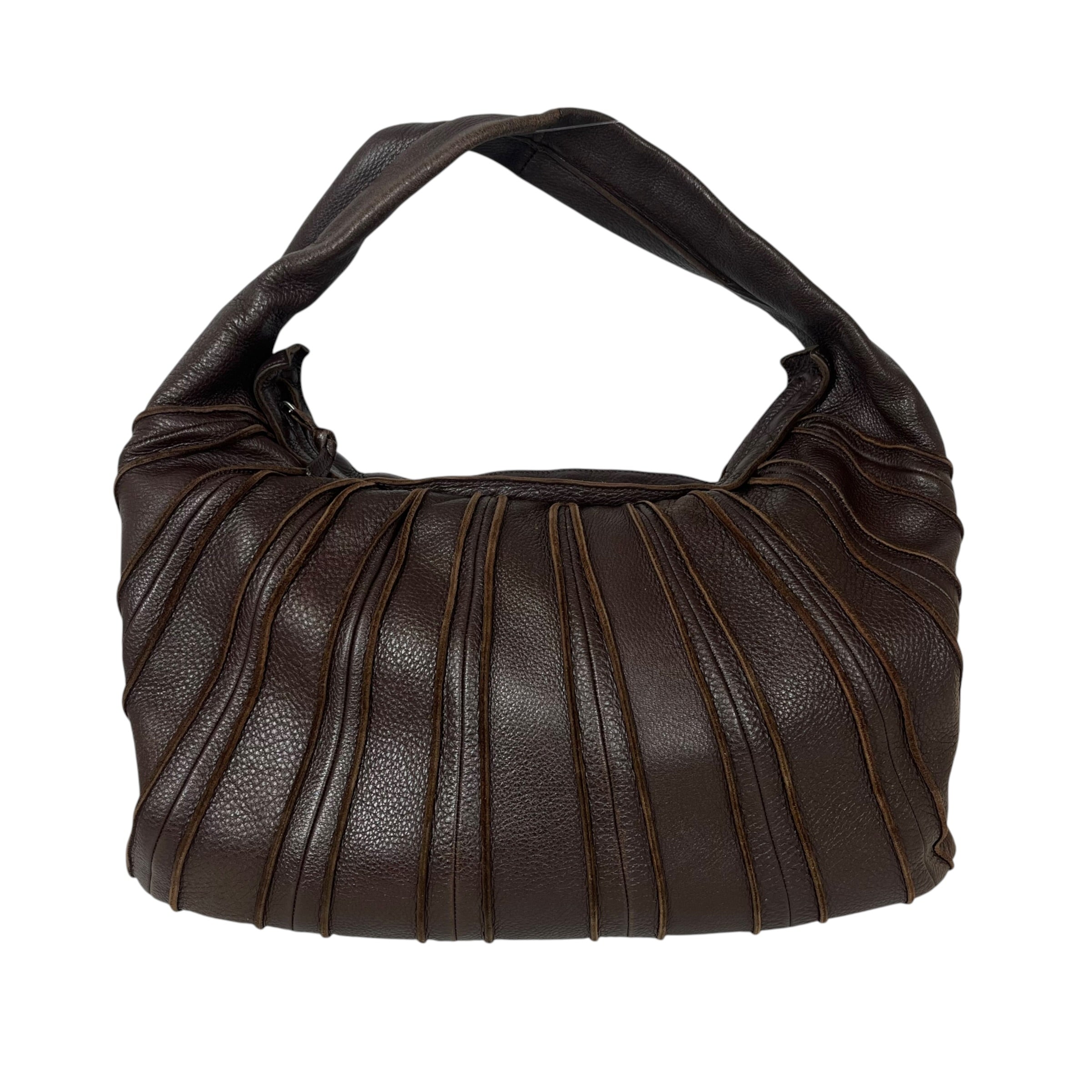 BOTTEGA VENETA/Hand Bag/Leather/BRW/Cervo Patchwork Hobo Bag view 1