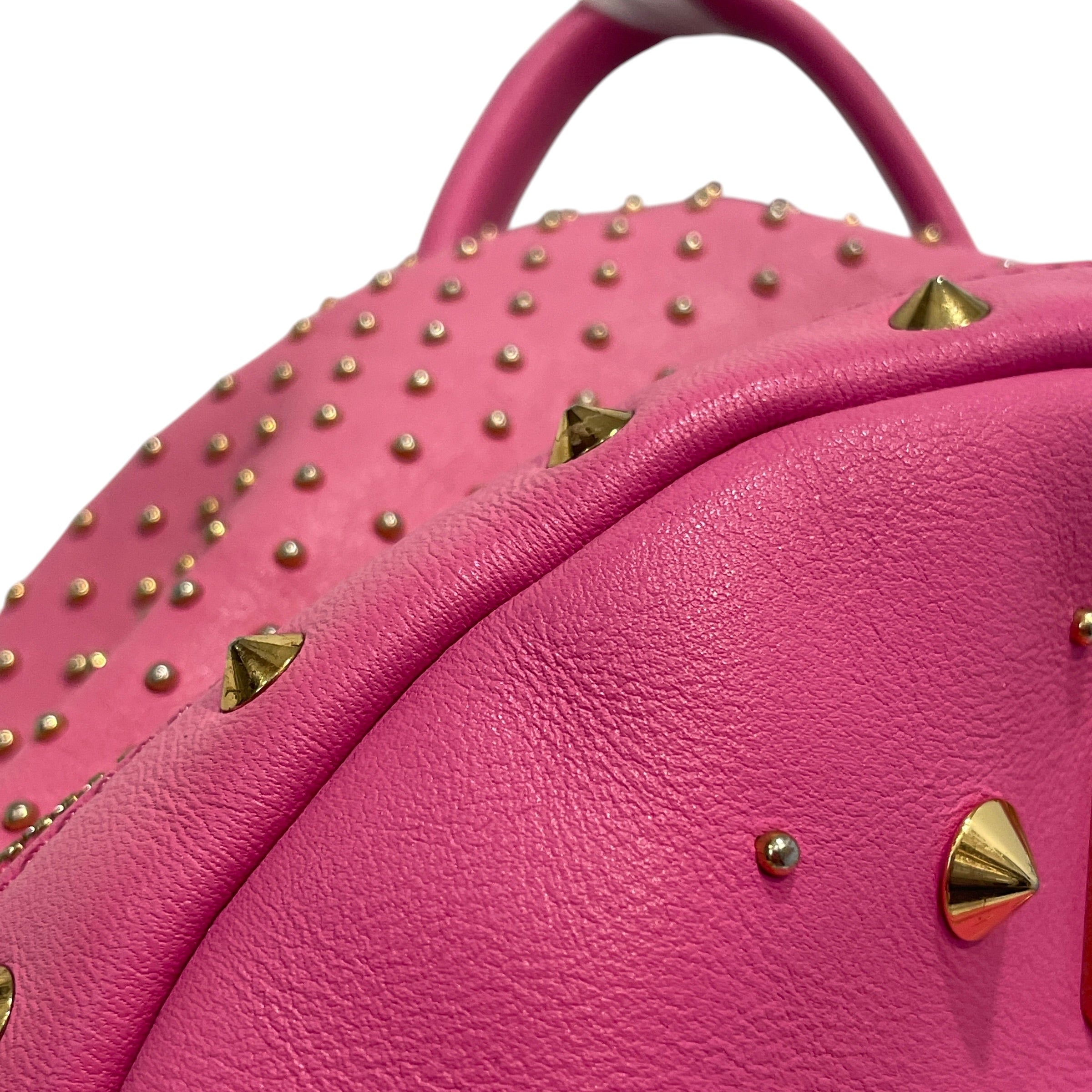 MCM/Backpack/Leather/PNK/Stark Studded BackPack view 7