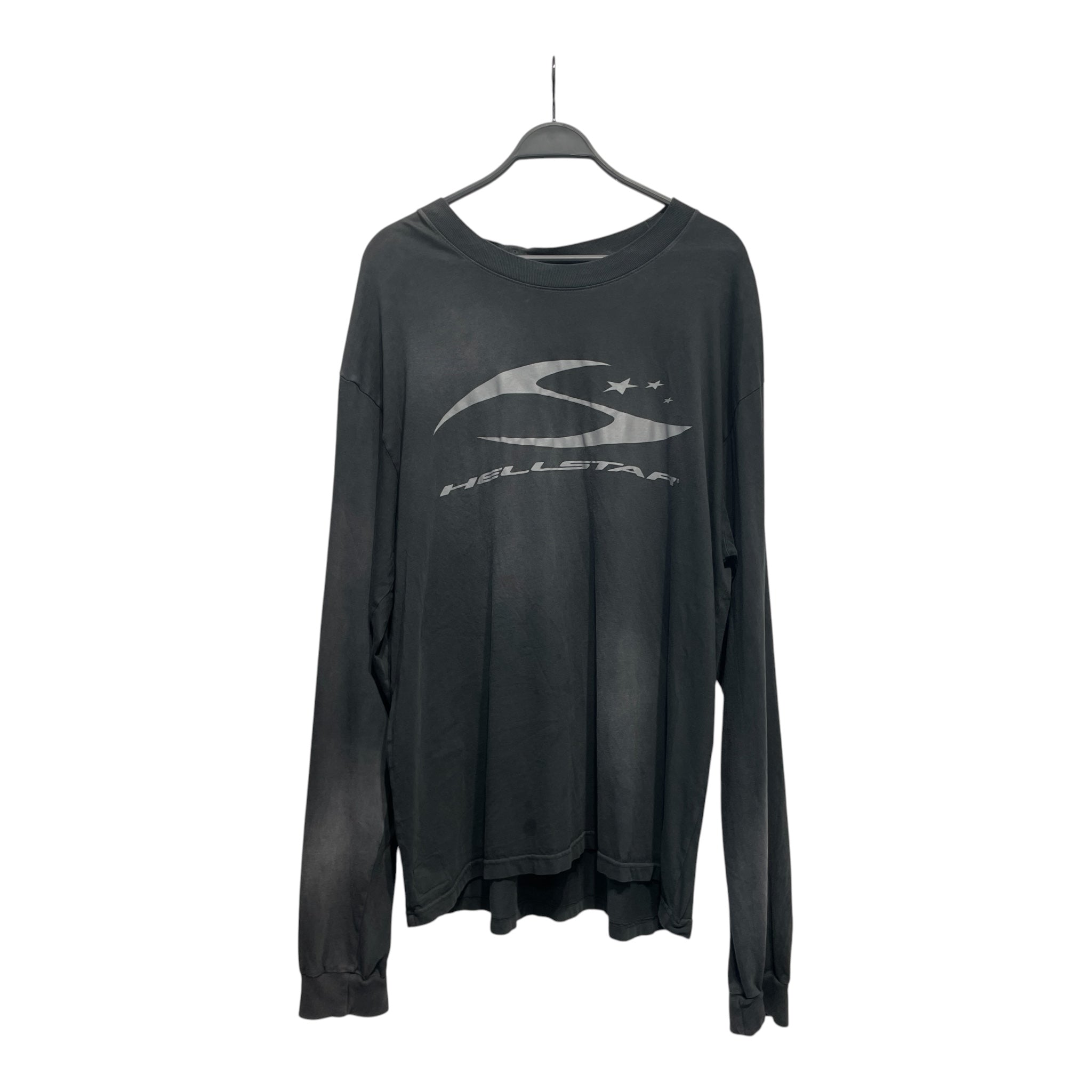 HELLSTAR/LS T-Shirt/XXL/Cotton/BLK/Graphic/long graphic view 1