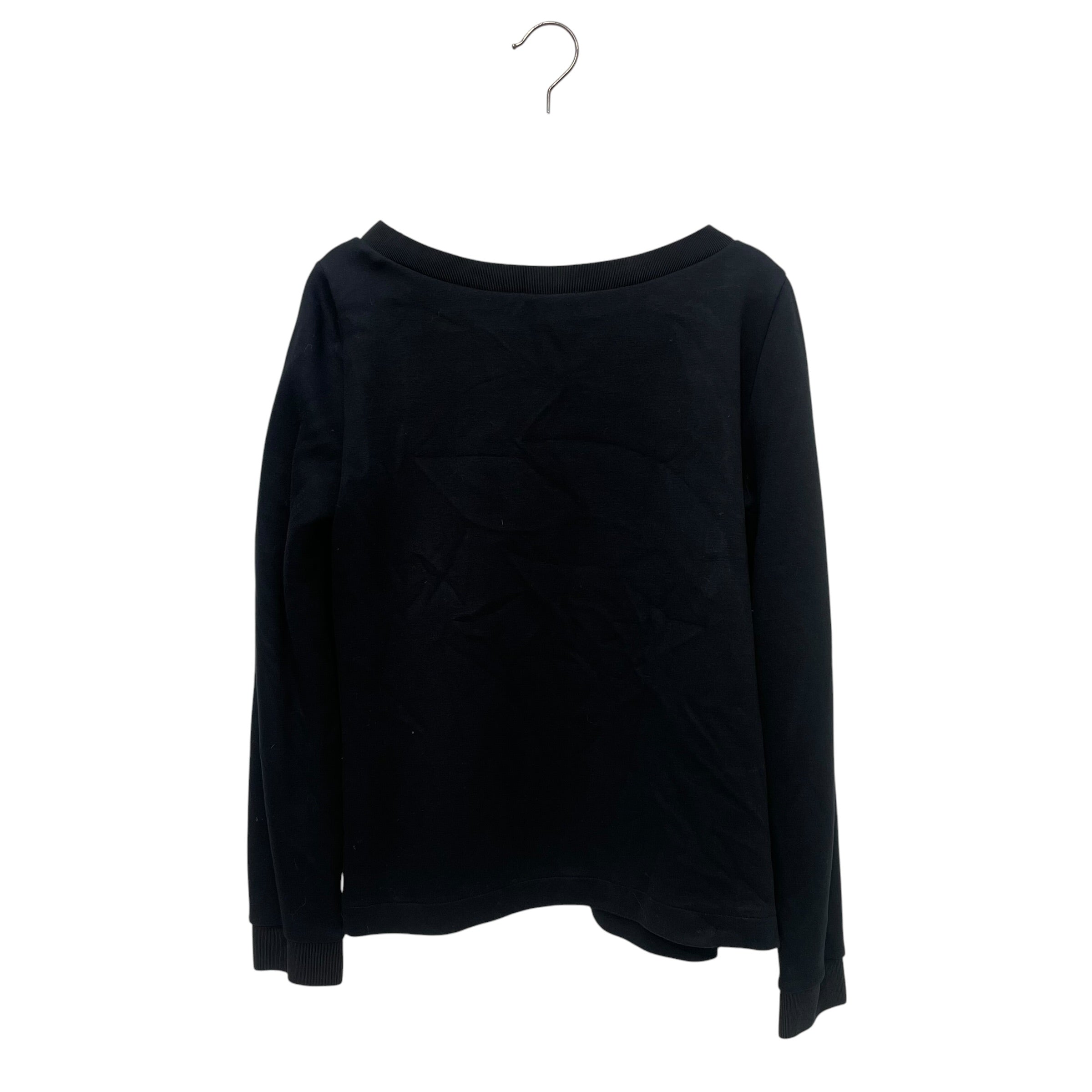 GIORGIO ARMANI/LS T-Shirt/S/Cotton/BLK/signature embroidered view 2