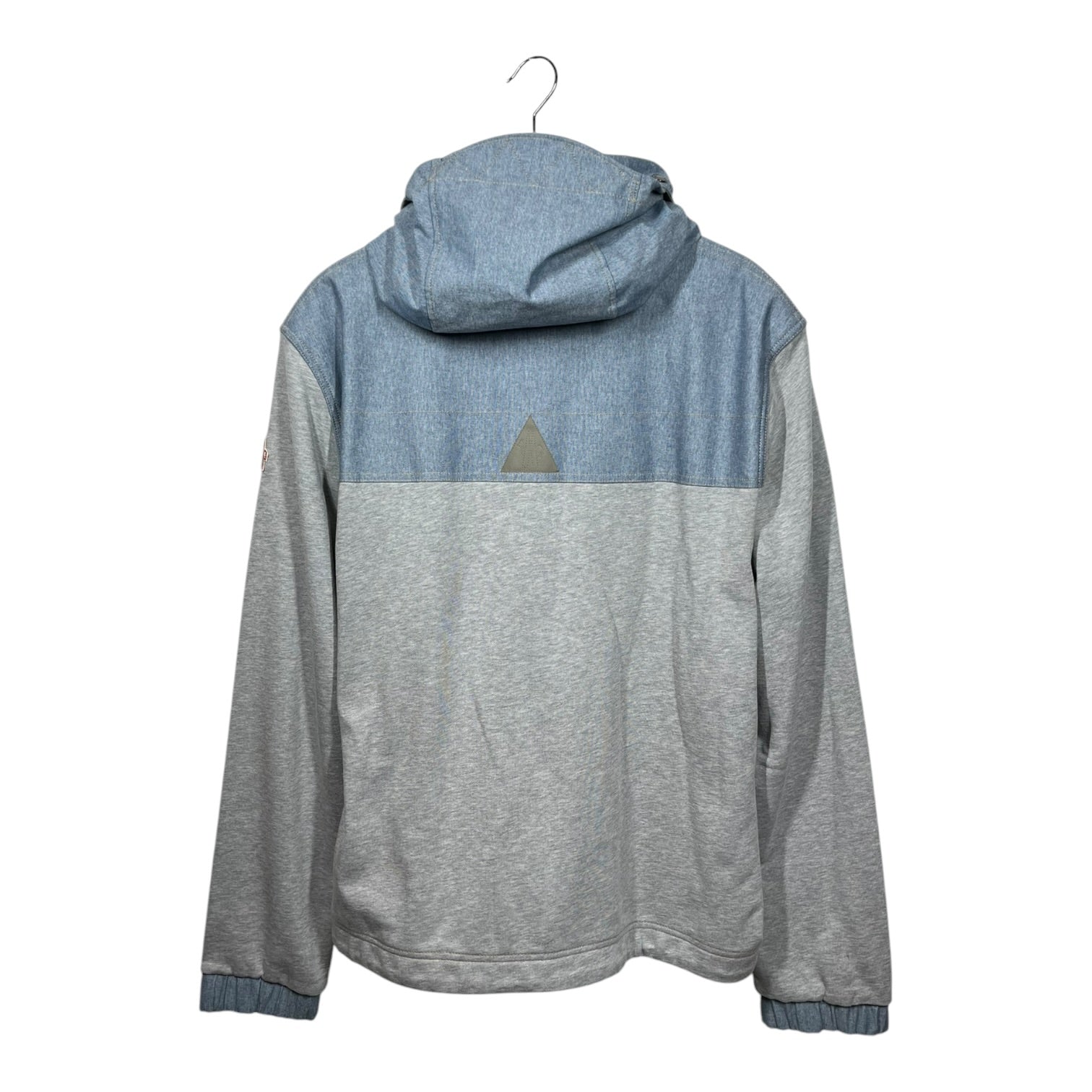 MONCLER GRENOBLE/Jacket/XL/Cotton/GRY/CHAMBRAY HOODED ZIP SWEATER view 2
