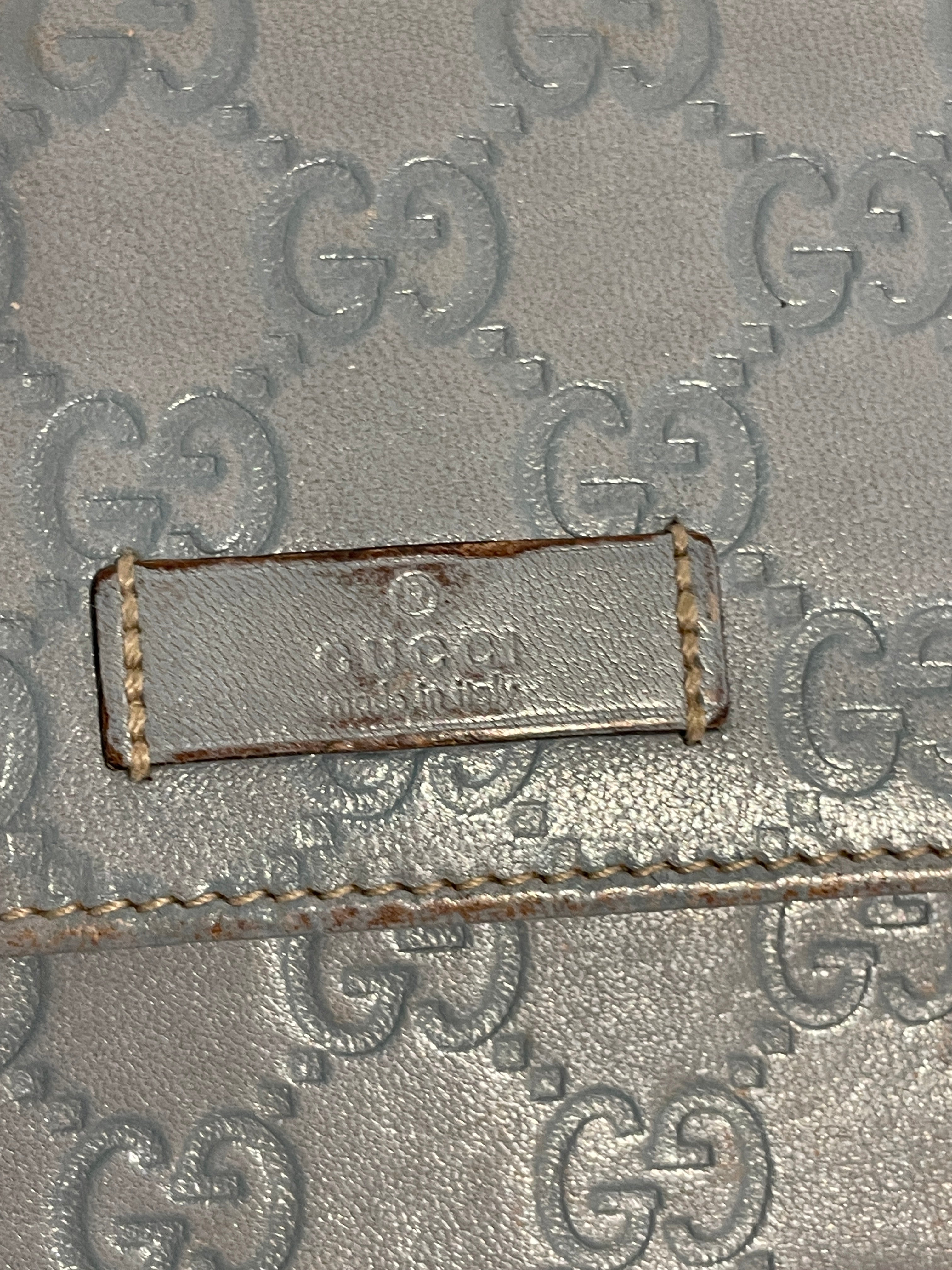 GUCCI/Wallet/Monogram/Leather/BLU/ view 5