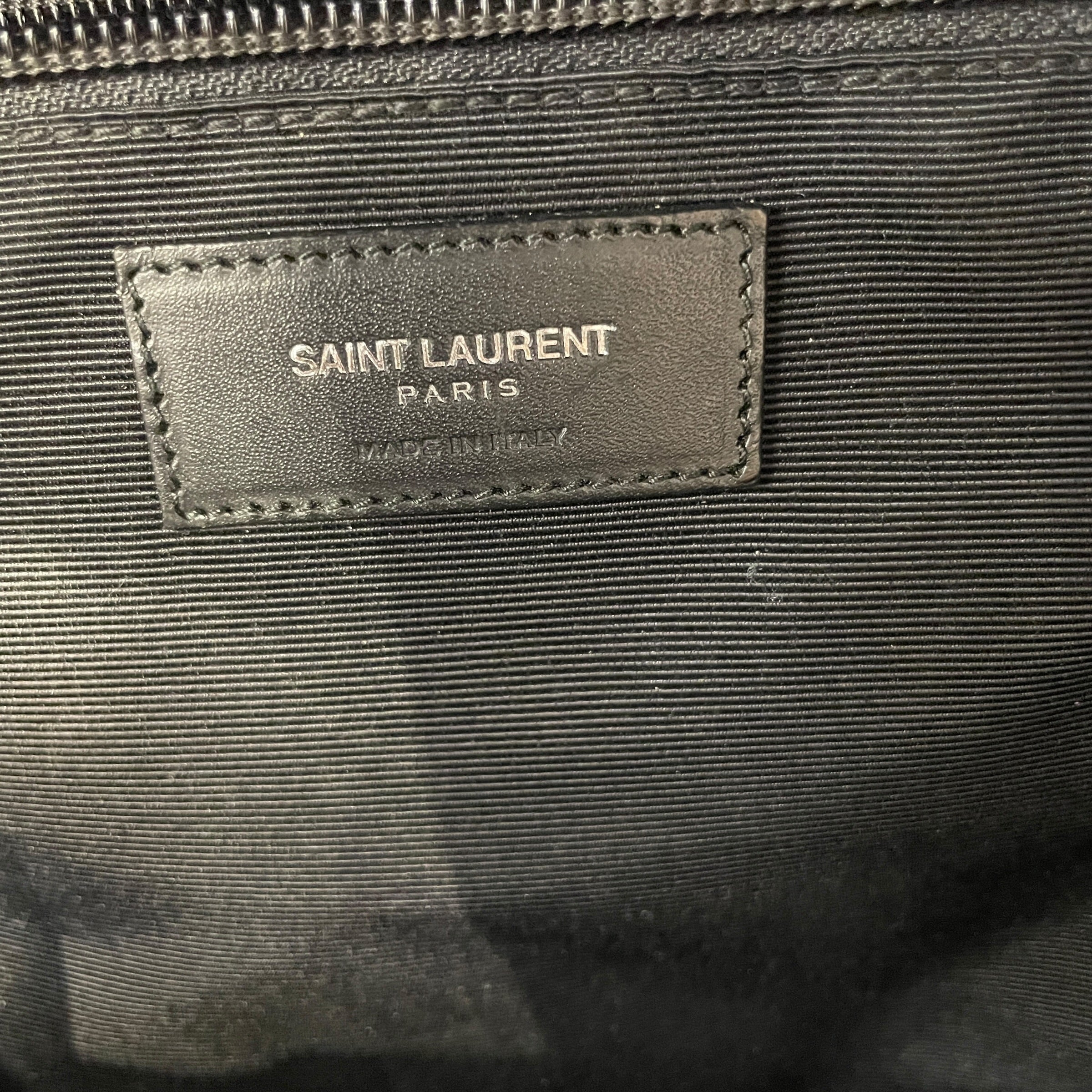 SAINT LAURENT/Backpack/Cotton/BLK/STUDDS view 6