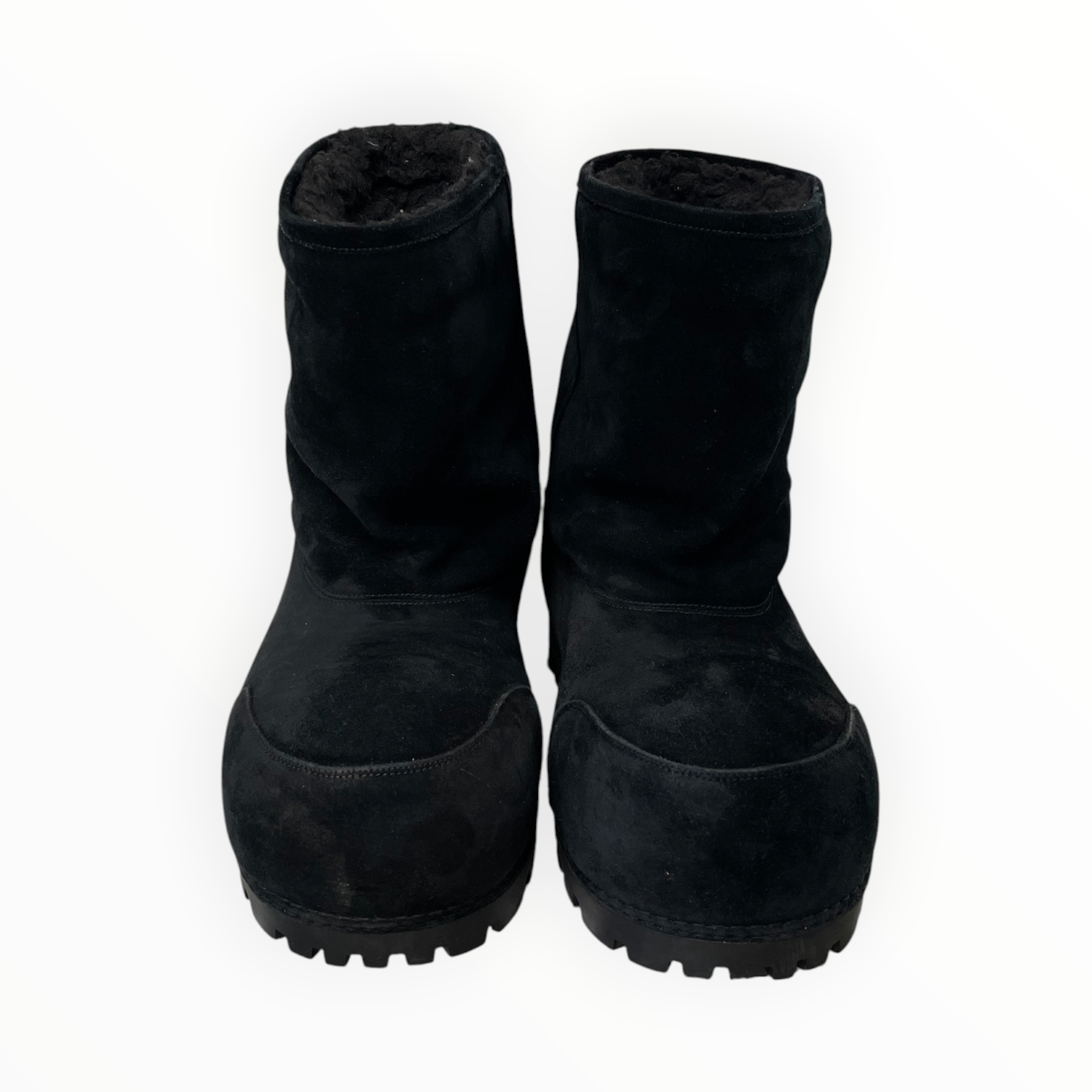 BALENCIAGA/Boots/EU 41/BLK/ALASKA FUR BOOTS view 3