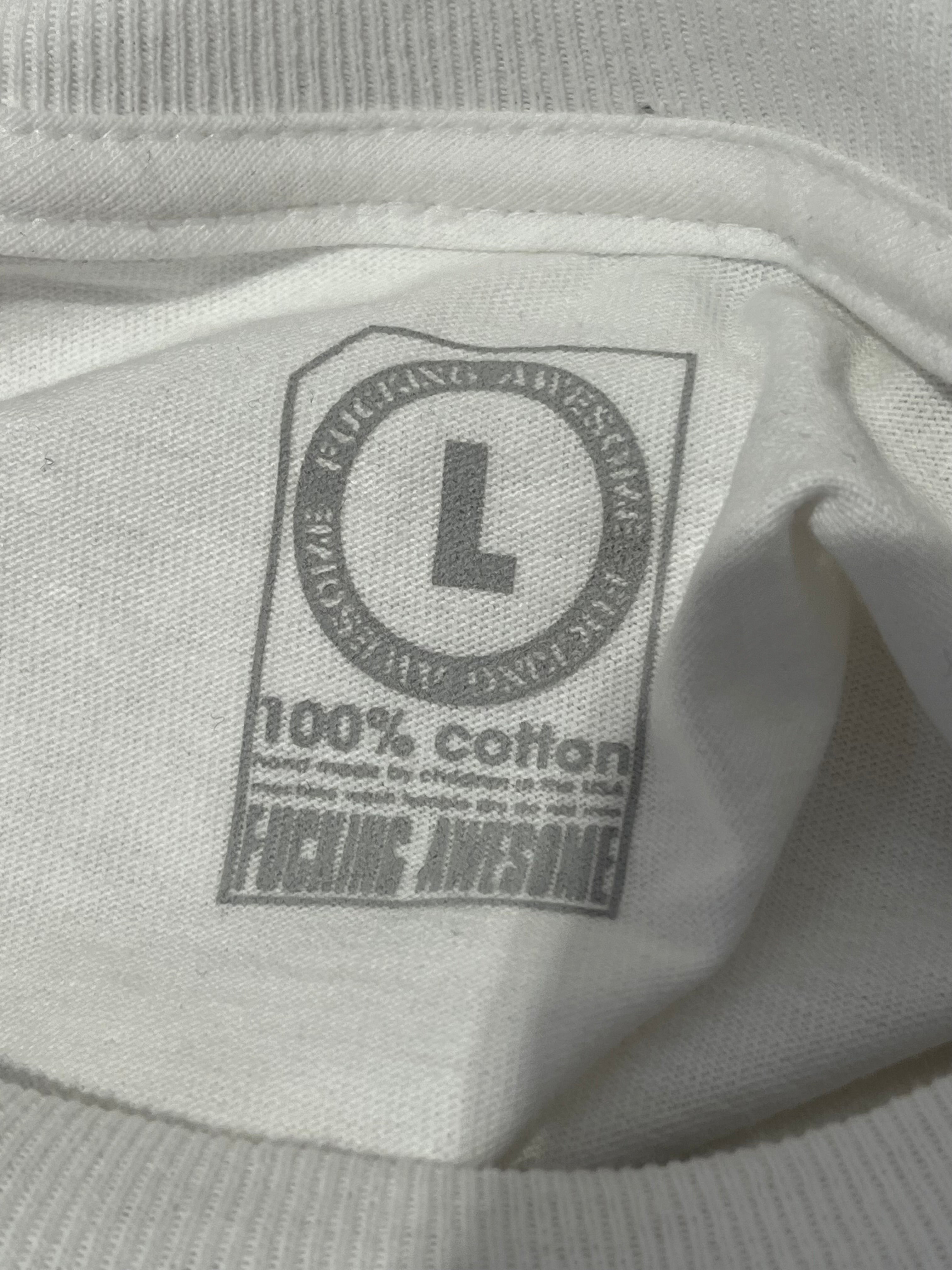 Fucking Awesome/T-Shirt/L/Cotton/WHT/girl blk n wht view 3