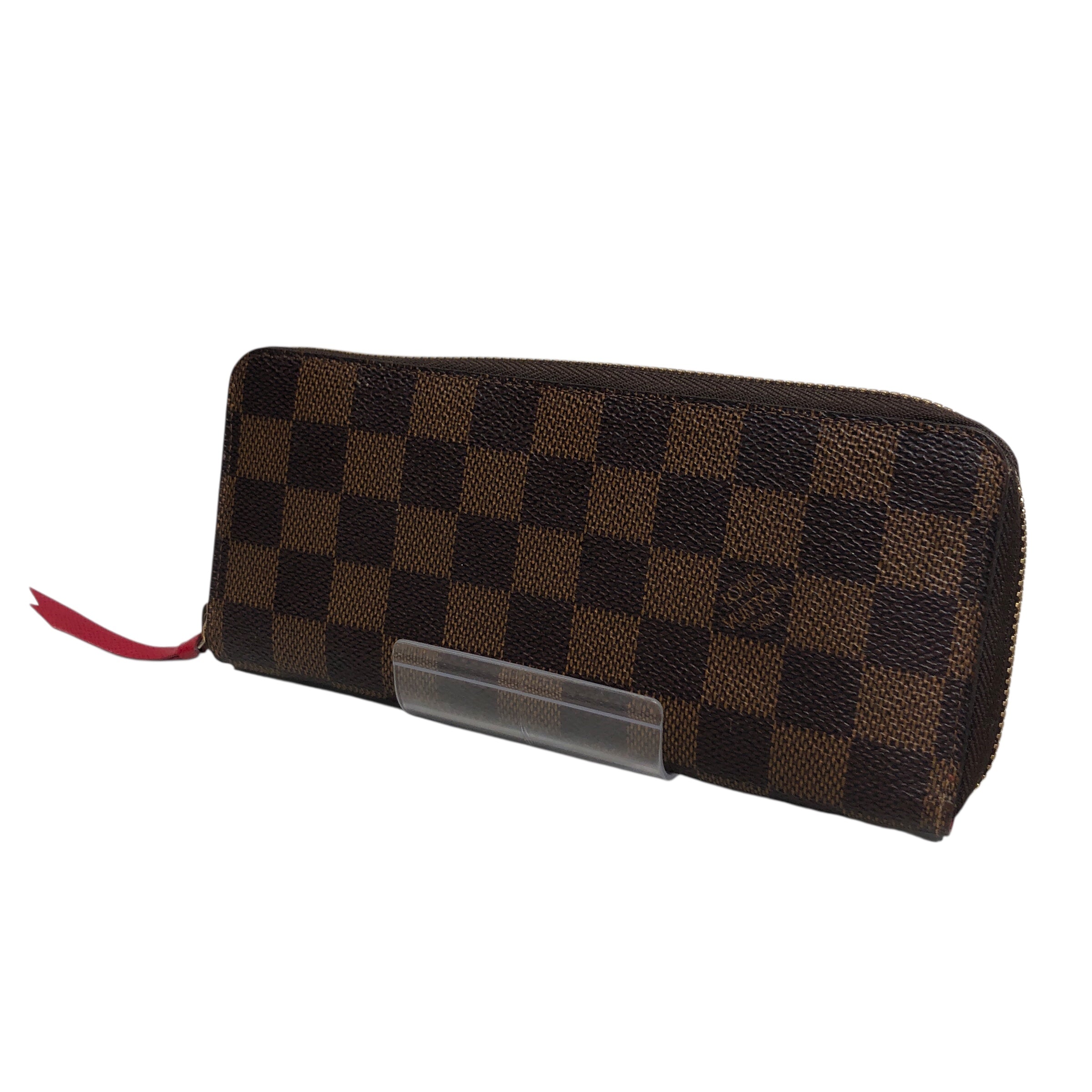 LOUIS VUITTON/Long Wallet/BRW/L's/DAMIER W/ RED INTERIOR view 1