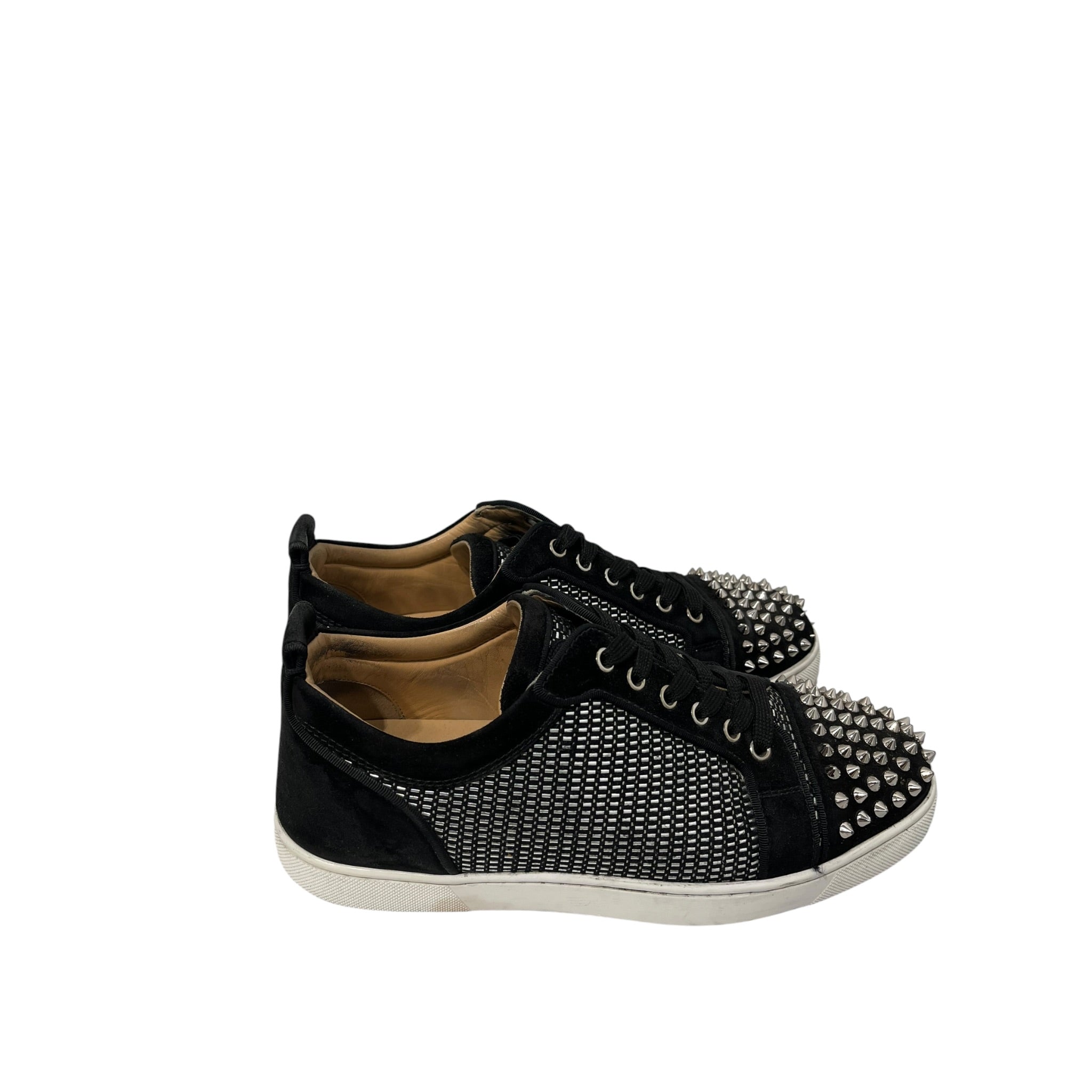 Christian Louboutin/Low-Sneakers/EU 42/BLK/SILVER SPIKE STUD JUNIOR SPIKE view 5