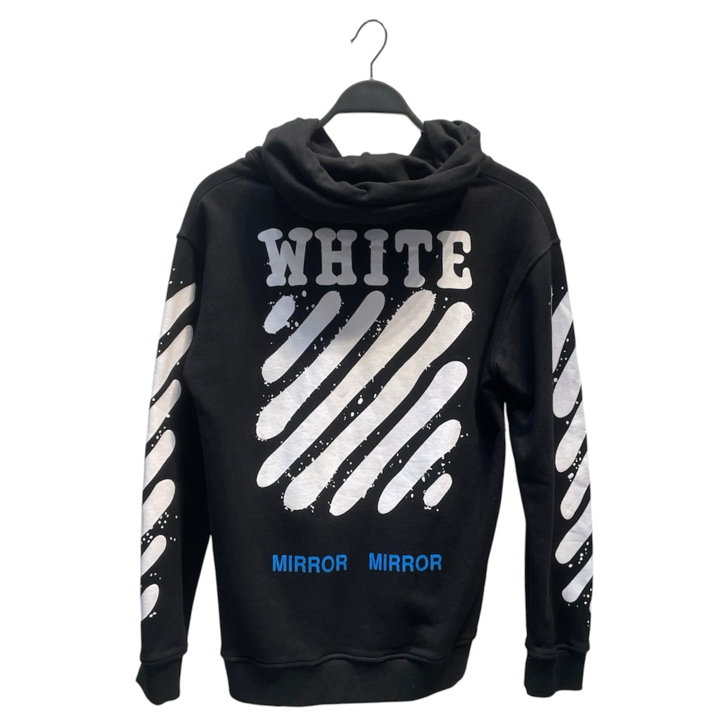 OFF-WHITE/Sweatshirt/S/Cotton/BLK/Spray Paint view 2