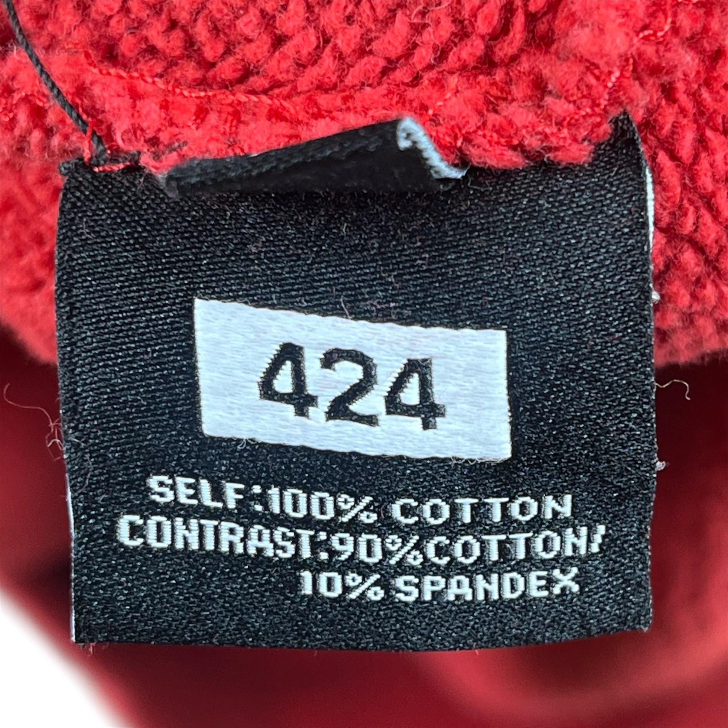 424(FourTwoFour)/Hoodie/XL/All Over Print/Cotton/RED/STAINED DESIGN view 4
