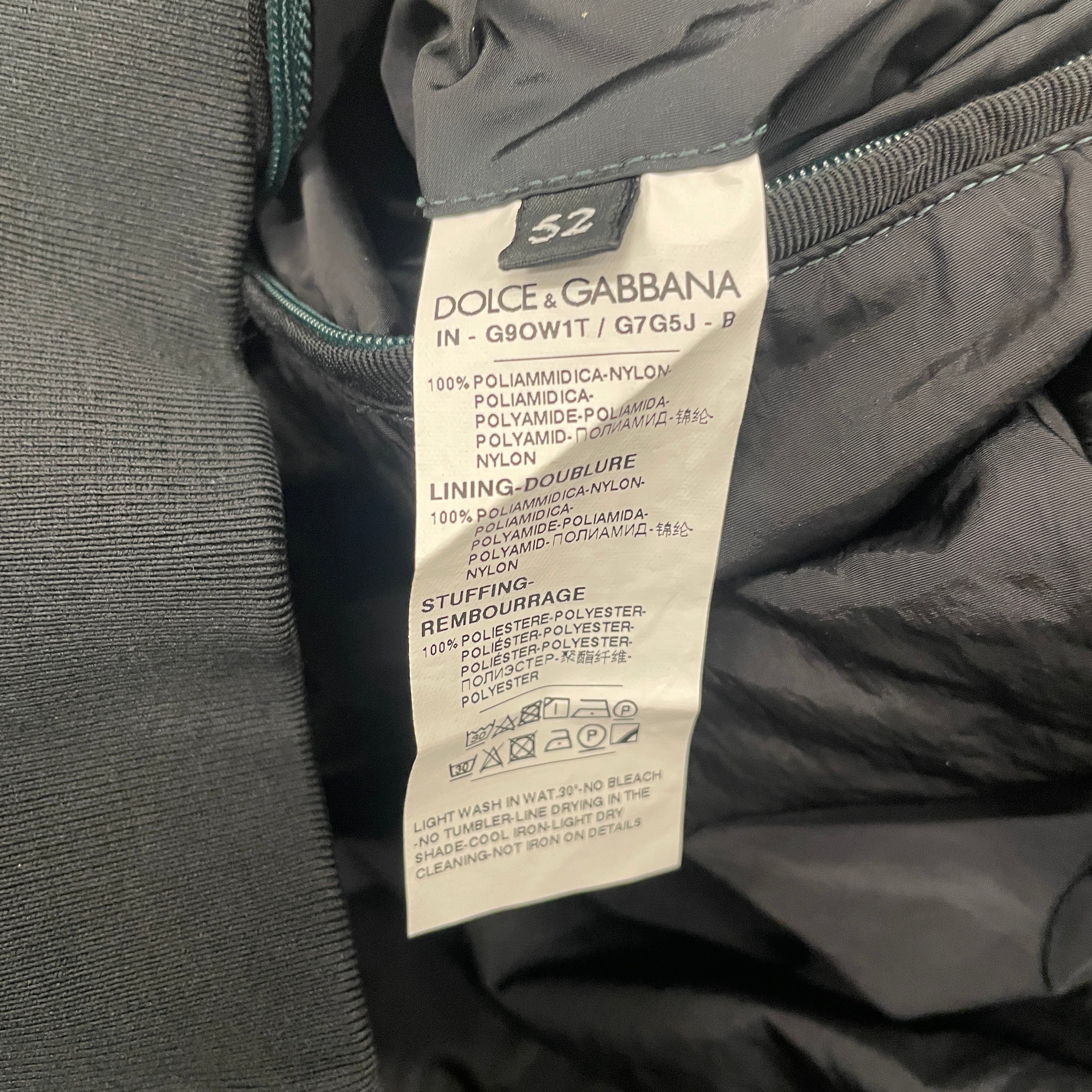 DOLCE&GABBANA/Jacket/Nylon/BLK/Bomber view 4
