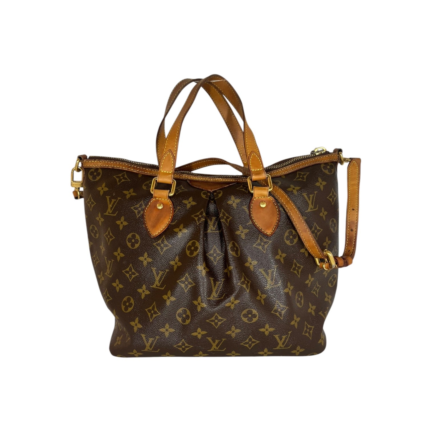 LOUIS VUITTON/Hand Bag/All Over Print/Leather/BRW/Palmero Monogram view 2