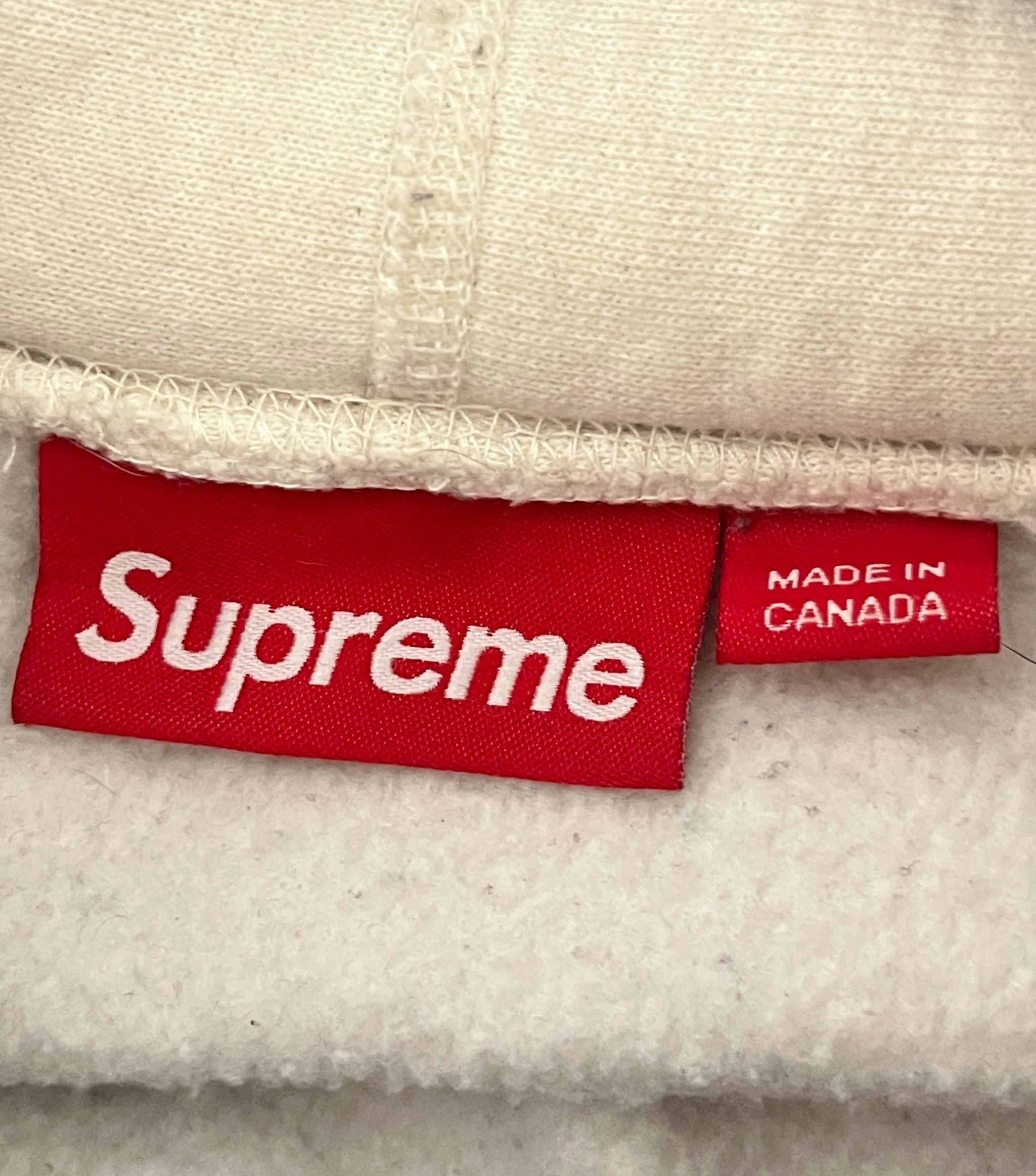 Supreme/Hoodie/L/Cotton/CRM/COLLEGIETE LOGO PULLOVER view 3