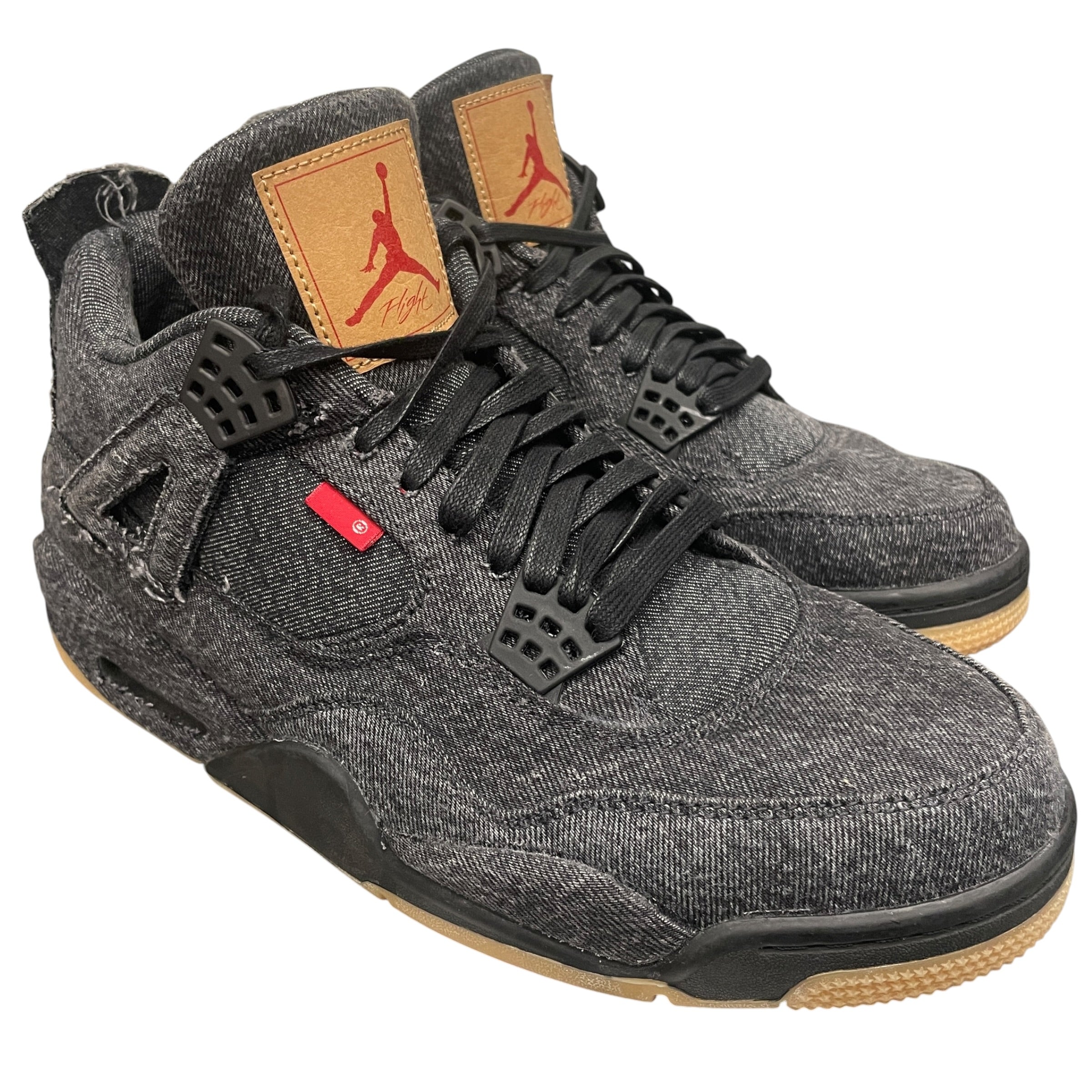 NIKE/Levi's/Hi-Sneakers/US 11/Cotton/GRY/JORDAN 4 LEVI'S BLACK view 1