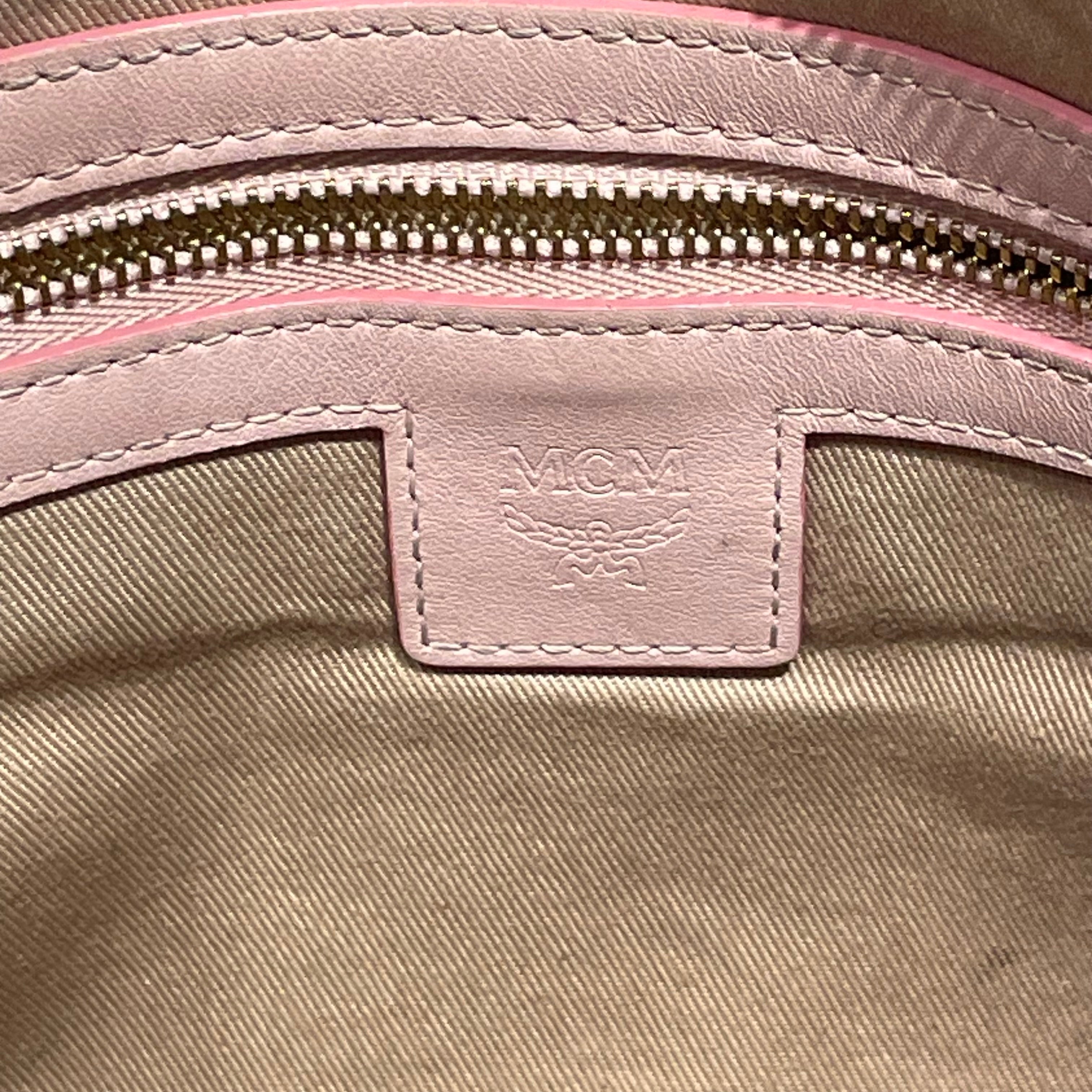 MCM/Cross Body Bag/Monogram/PNK/Canvas Visetos view 5