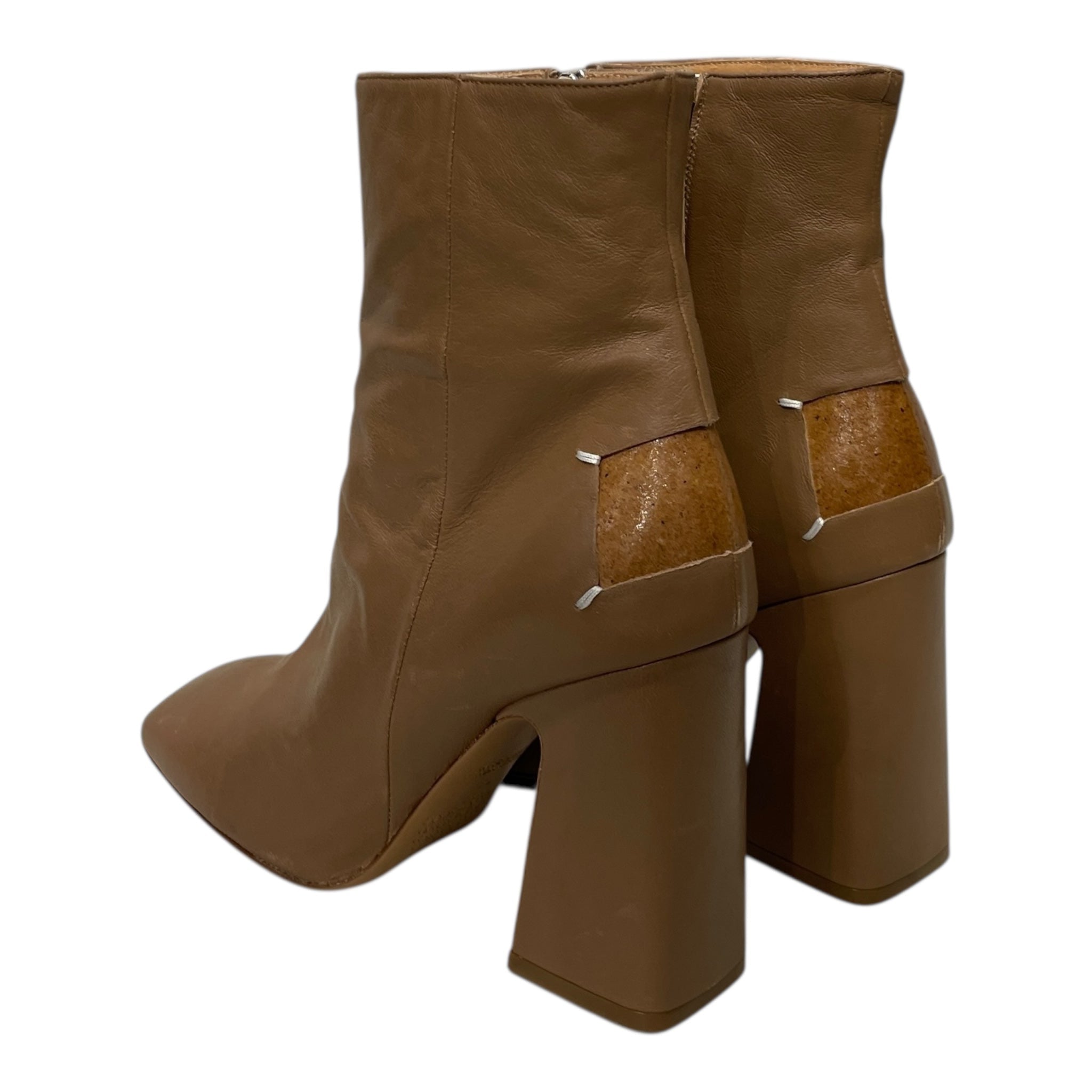 Maison Margiela/Booties/EU 37/Leather/BEG/ANKLE BOOTIE view 2