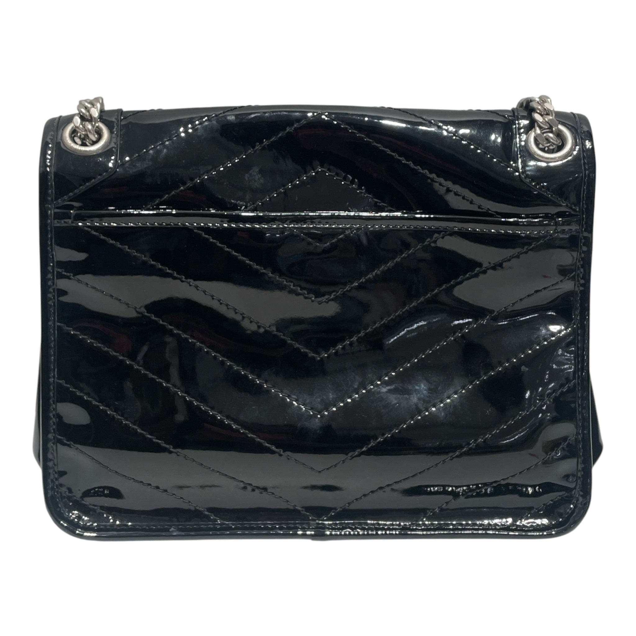 YVES SAINT LAURENT/Cross Body Bag/Leather/BLK/niki baby shoulder bag view 3