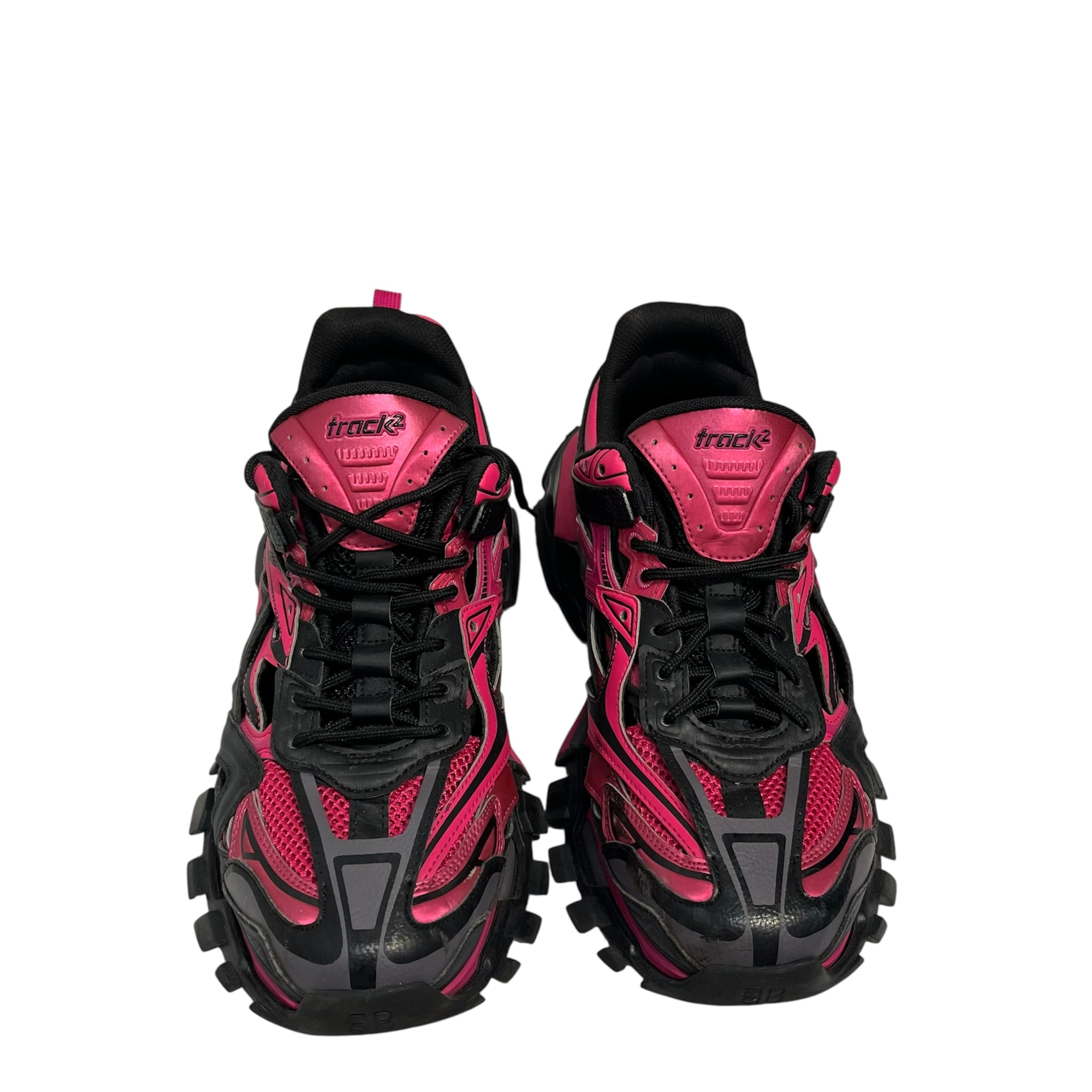 BALENCIAGA/Low-Sneakers/EU 43/Cotton/BLK/Track 2 Pink view 4