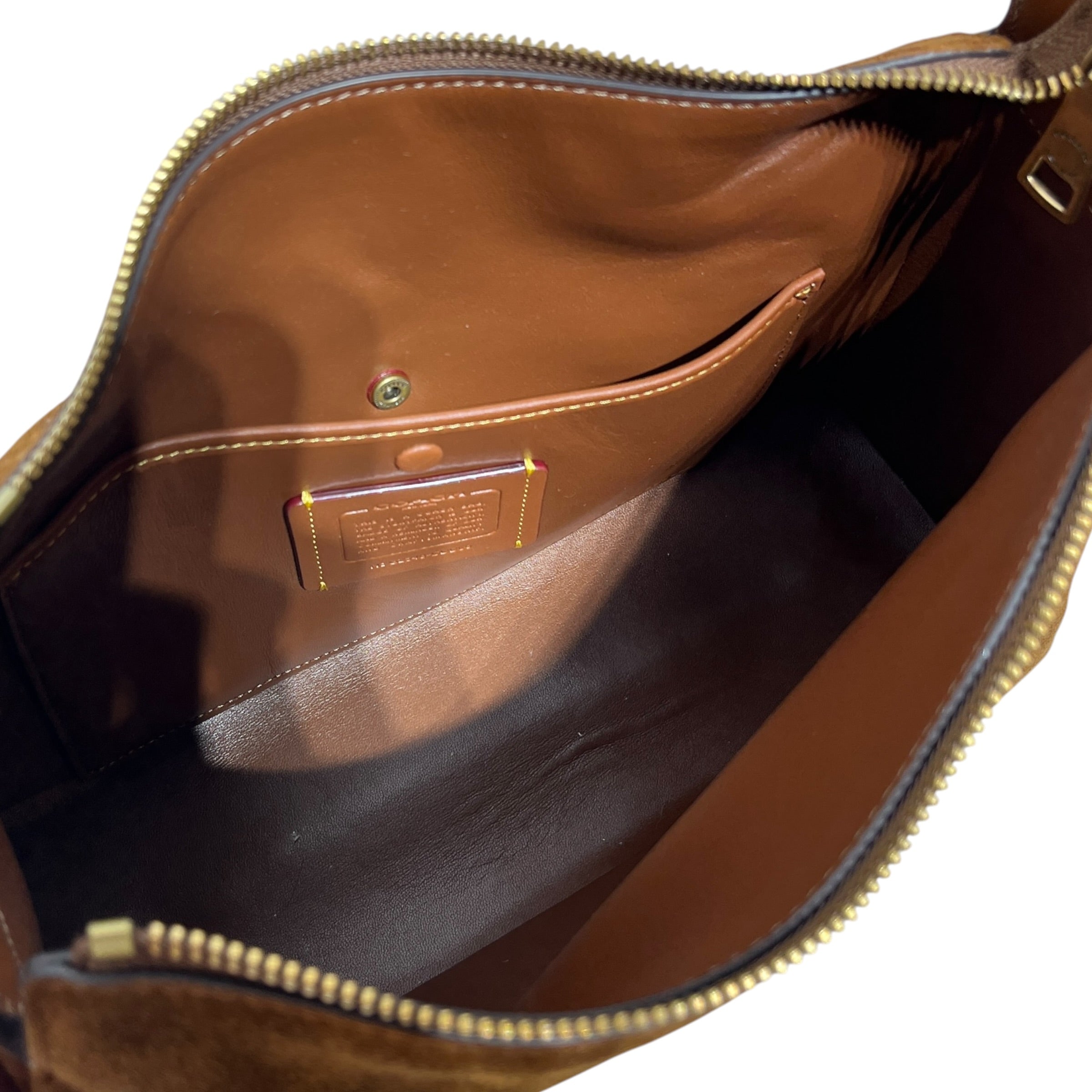 COACH/Bag/Suede/CML/Lola Shoulder gold C view 4