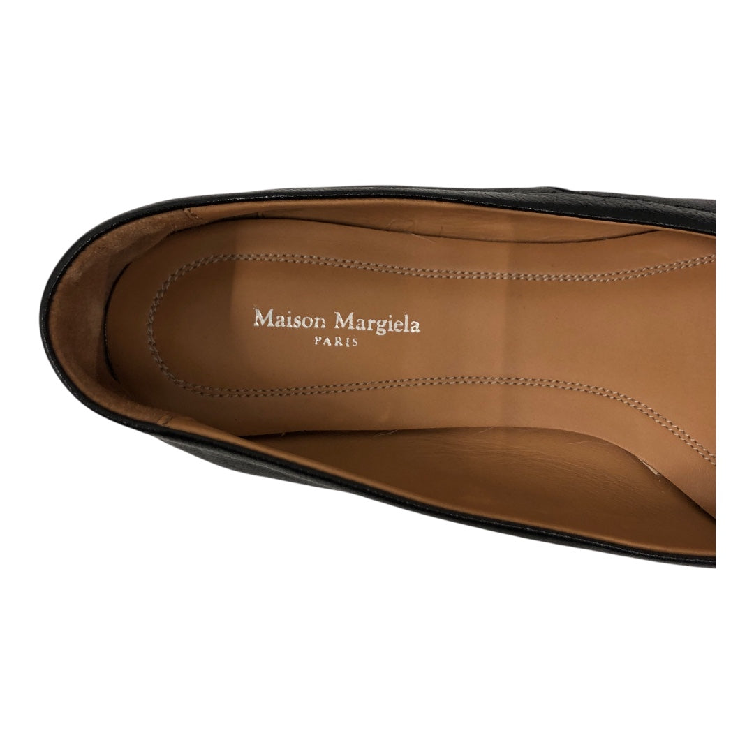 Maison Margiela/Flat Shoes/EU 38.5/Leather/BLK/Tabi Flats view 3