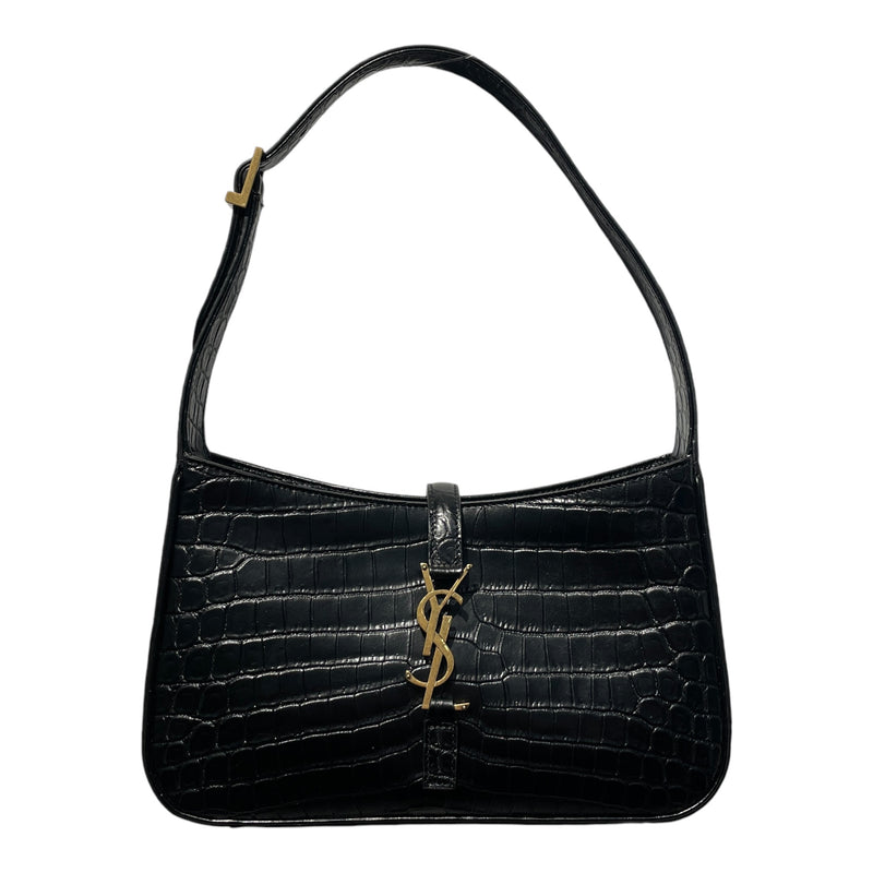 SAINT LAURENT/Hand Bag/Animal Pattern/Leather/BLK/Le 5 a 7