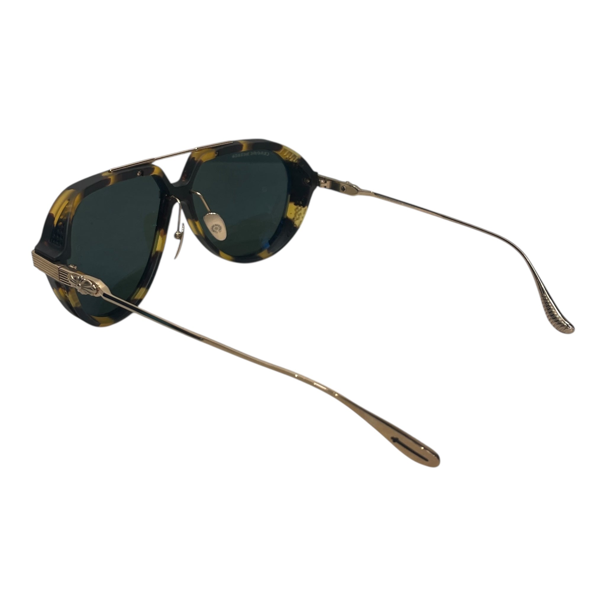CHROME HEARTS/Sunglasses/Stripe/Tortoiseshell Pattern/GLD/HUGH JAYNUS view 3