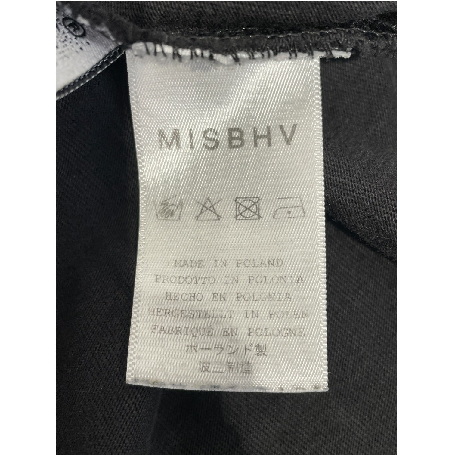 MISBHV/T-Shirt/M/Cotton/BLK/ view 4