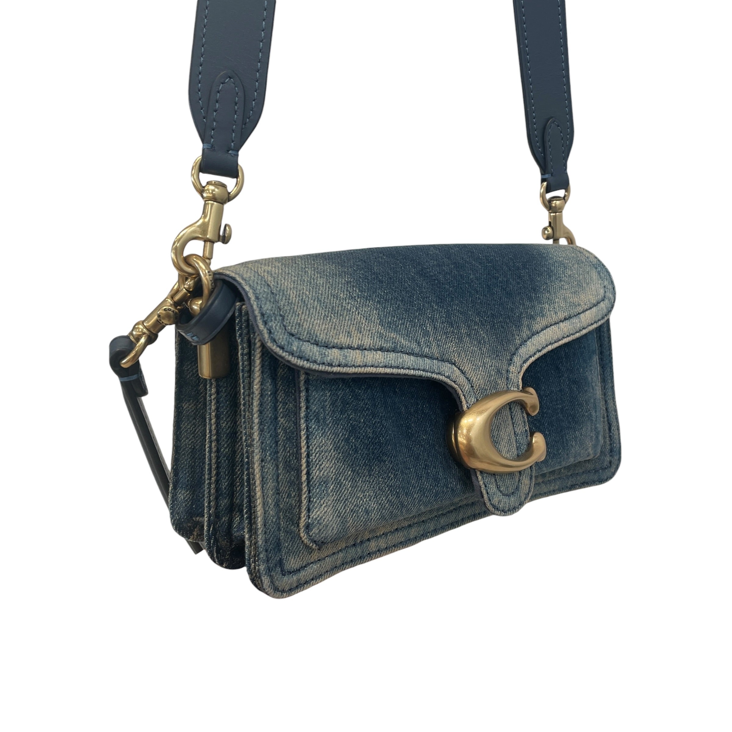 COACH/Cross Body Bag/Denim/BLU/tabby view 3