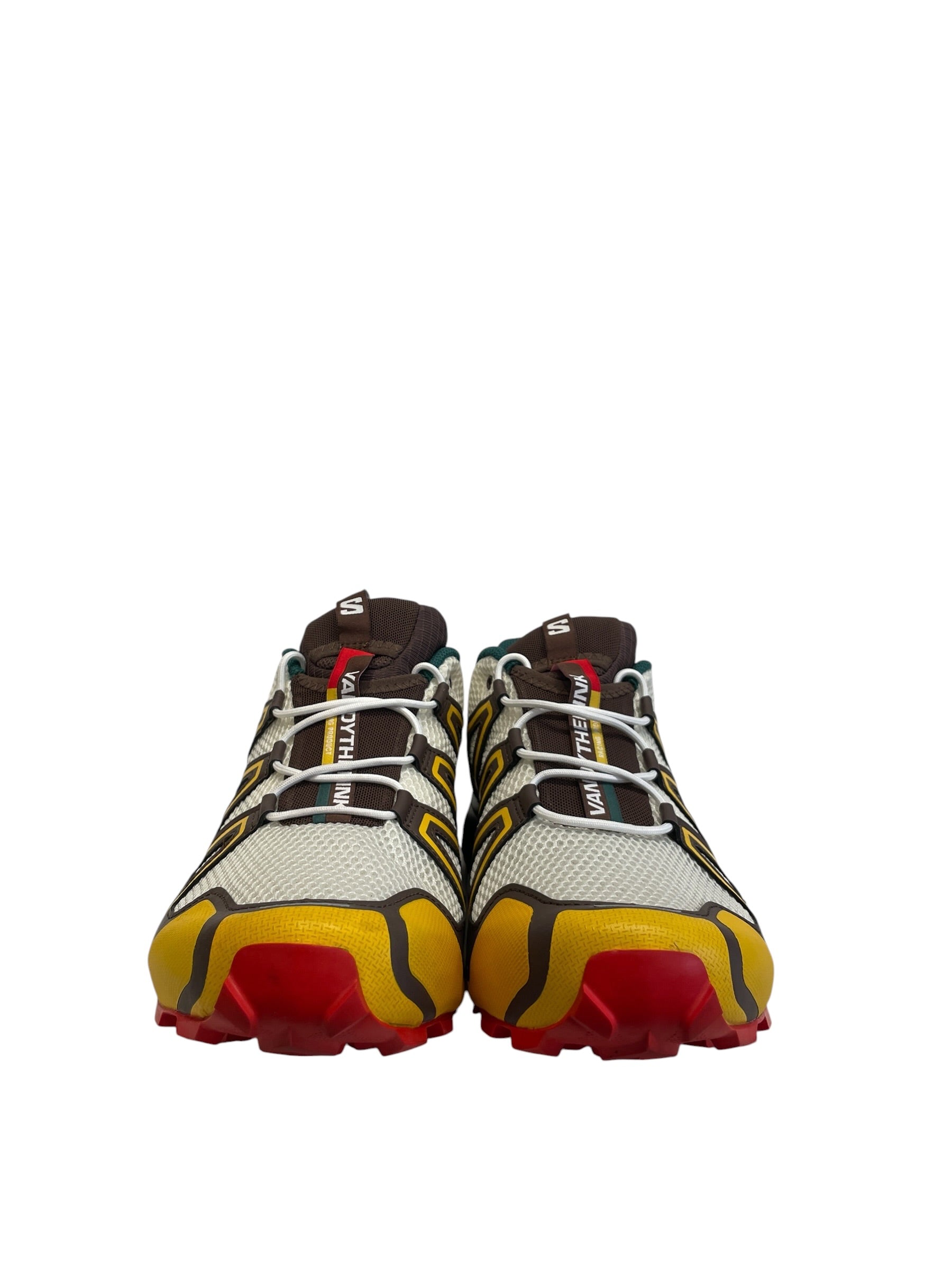 salomon/Low-Sneakers/US 13/Leather/YEL/SALOMON X VANDYTHEPINK SPDCRSS view 3