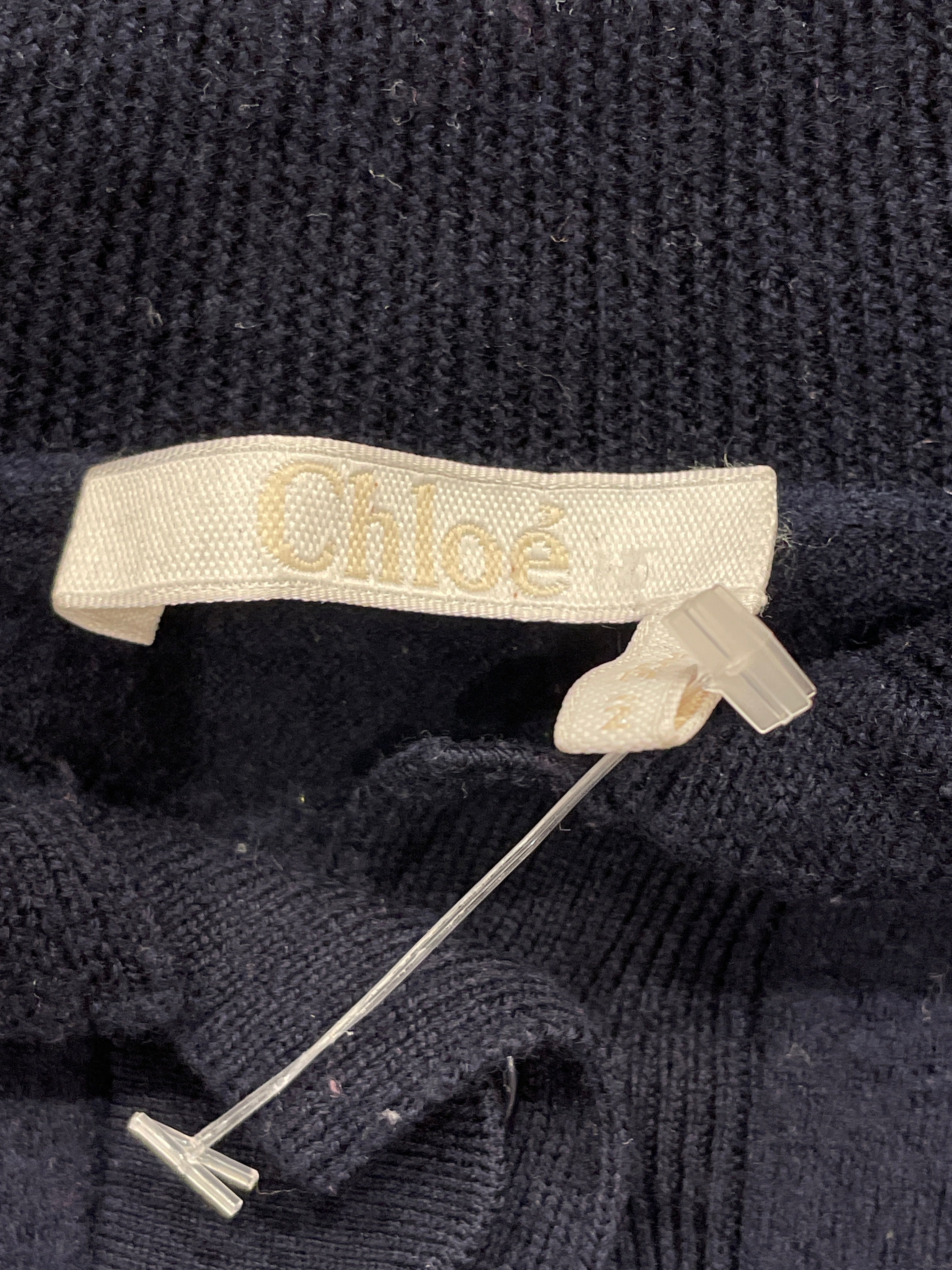Chloe/Cardigan/S/Wool/NVY/SCALLOP BUTTON PLACKET view 4