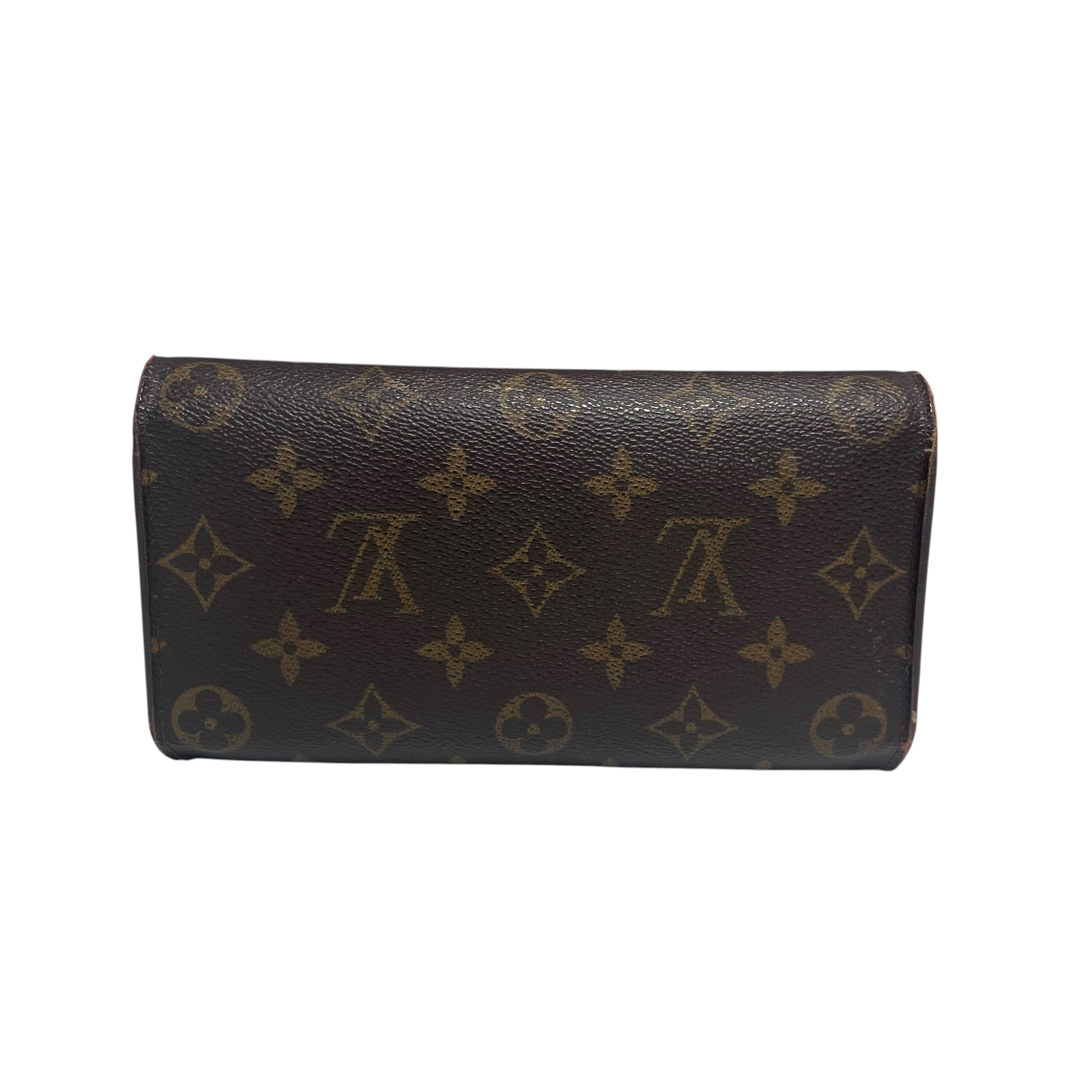 LOUIS VUITTON/Wallet/Monogram/Leather/BRW/L's/Porte Tressor Long Wallet view 2