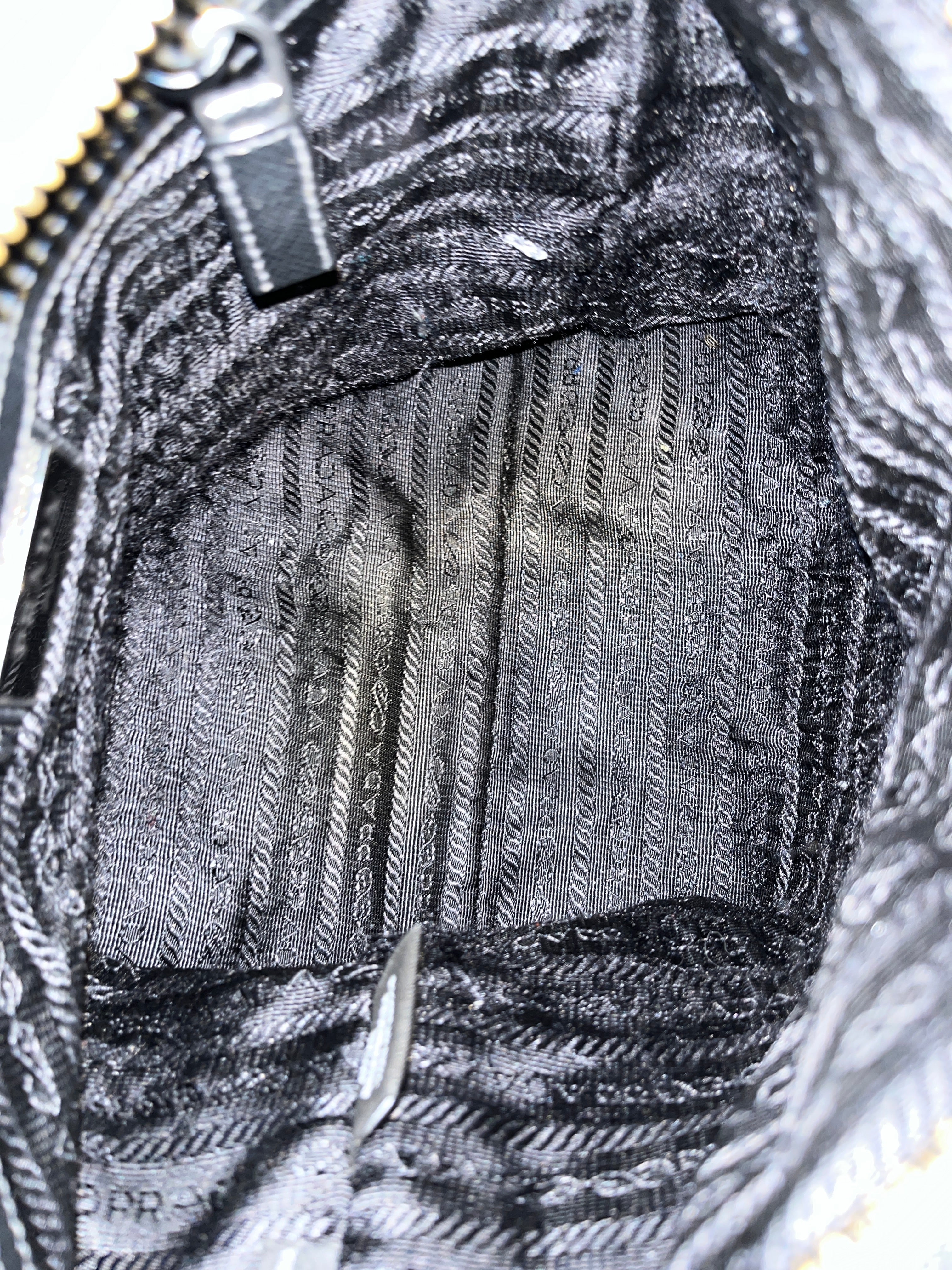 PRADA/Cross Body Bag/Nylon/BLK/RENYLON view 4