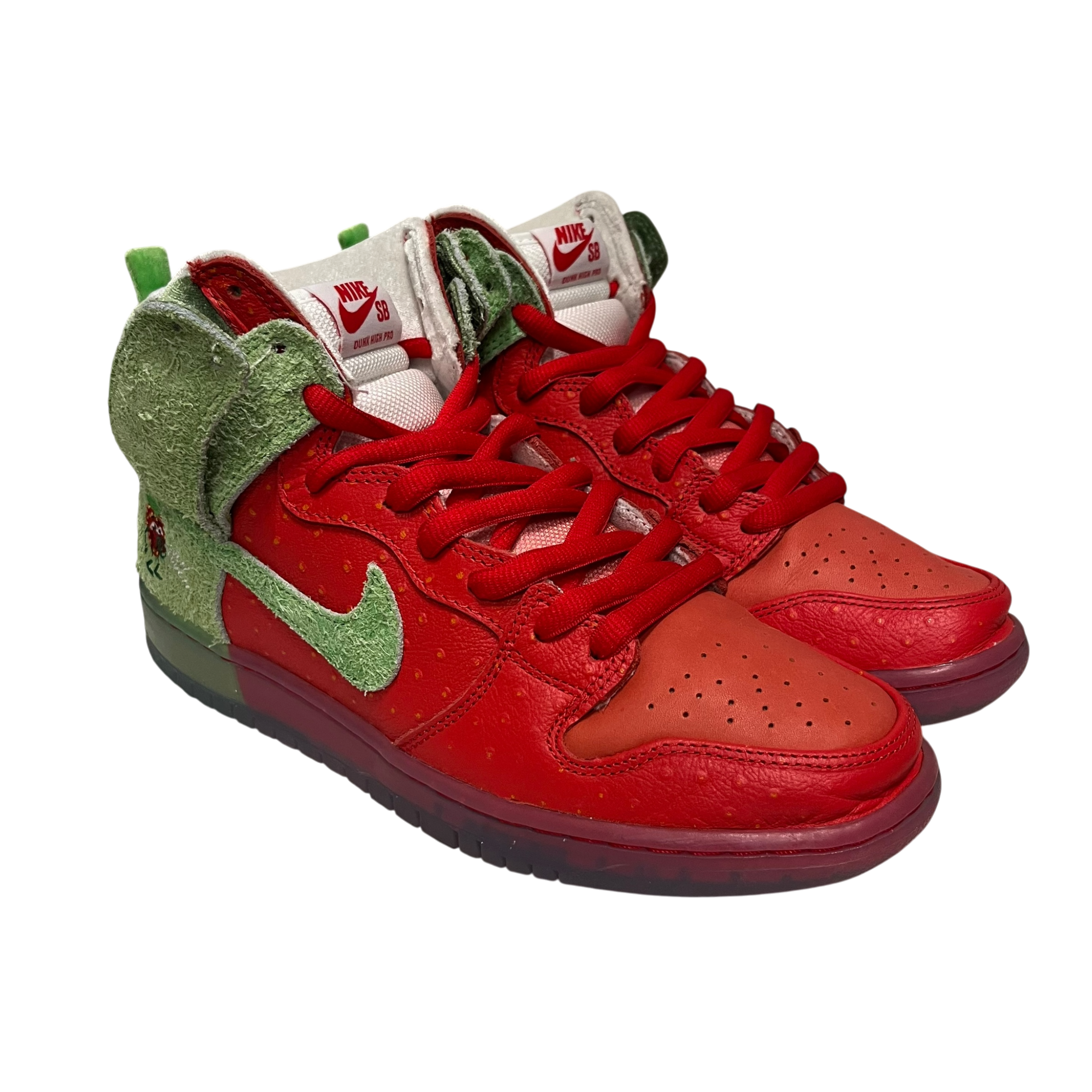 NIKE SB/Hi-Sneakers/US 9/RED/strawberry cough view 1